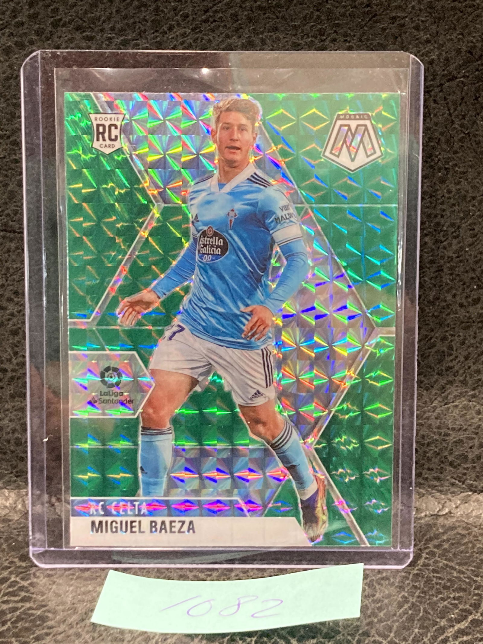 Miguel Baeza 2020-21 Mosaic Laliga #79 Rookie Rc Green Mosaic Prizm Rc Celta (1 of 2)