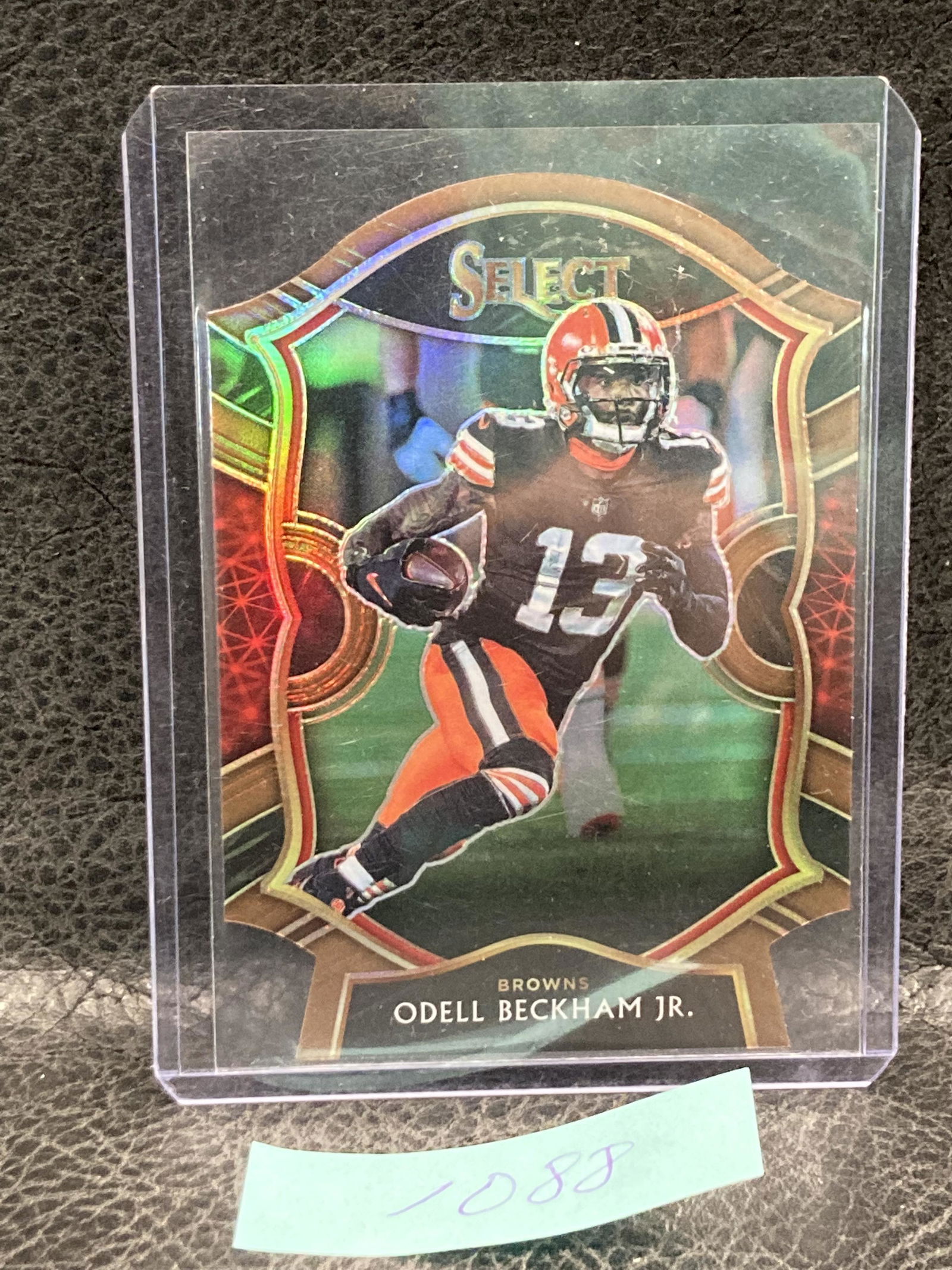 Odell Beckham Jr 2020 Panini Select Bronze Die-Cut Prizm #/355 Browns #25 (1 of 2)