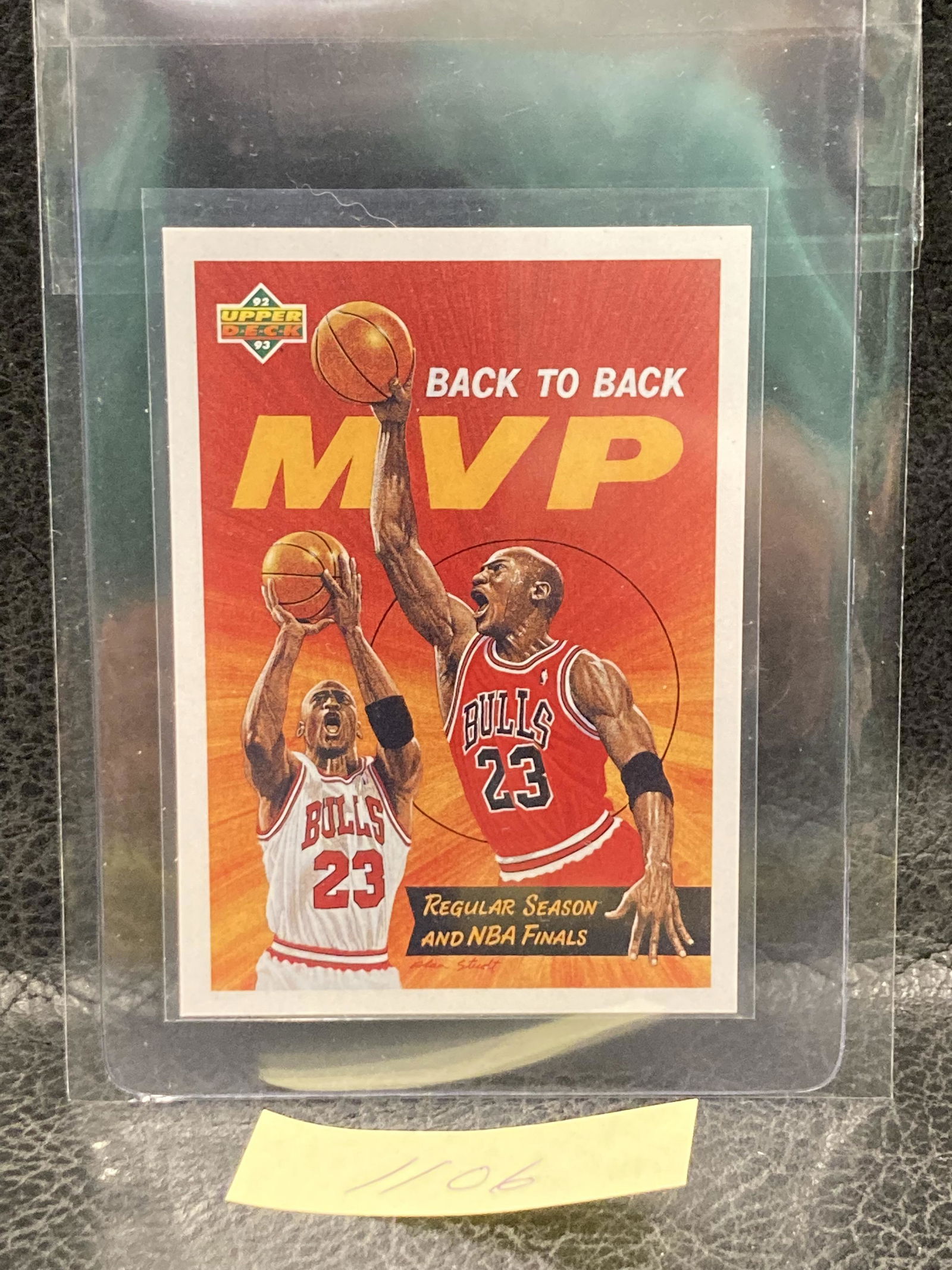 Michael Jordan 1991-92 Upper Deck International #107 Back to Back MVP (1 of 2)