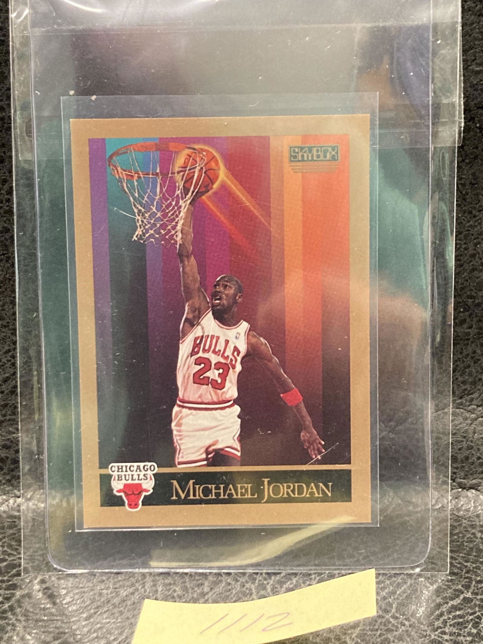 Michael Jordan 1990 SkyBox #41 Chicago Bulls NMMT NBA Basketball Card HOF (1 of 2)