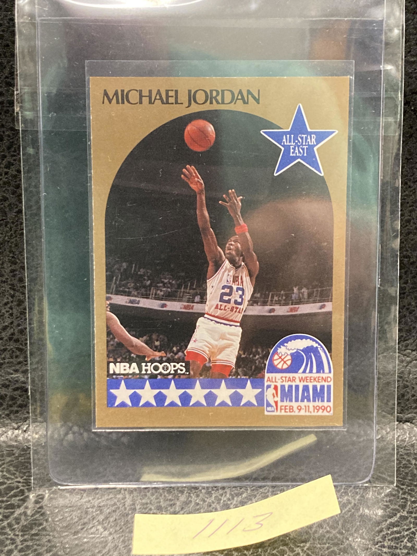 Michael Jordan 1990-91 Hoops All-Star #5 Chicago Bulls (1 of 2)