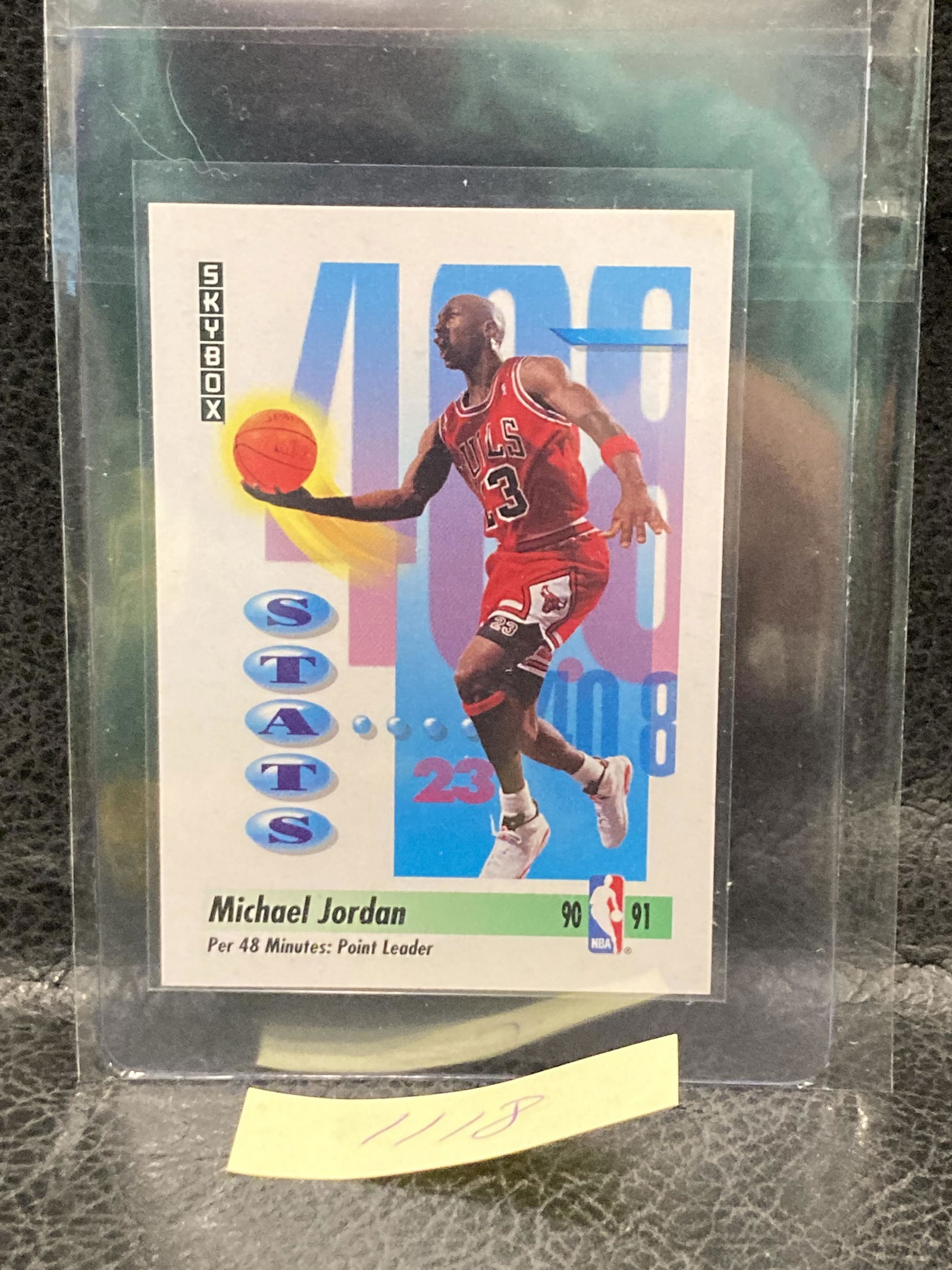 Michael Jordan Bulls 1991-92 Skybox Stats Points Leader #307 (1 of 2)