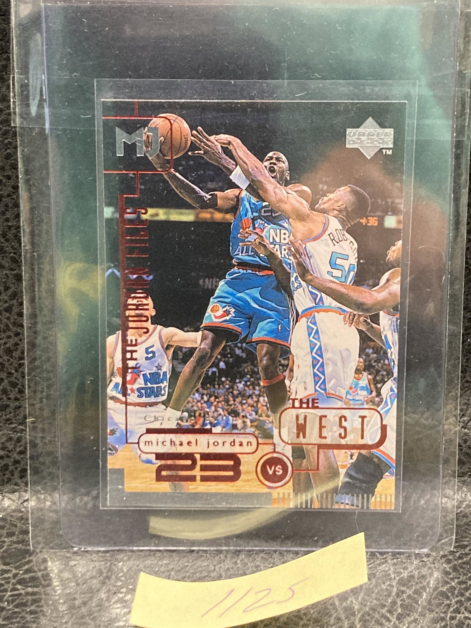 1998 upper deck NBA All-star Michael Jordan 23 vs. the west #164: 1998 upper deck NBA All-star Michael Jordan 23 vs. the west #164