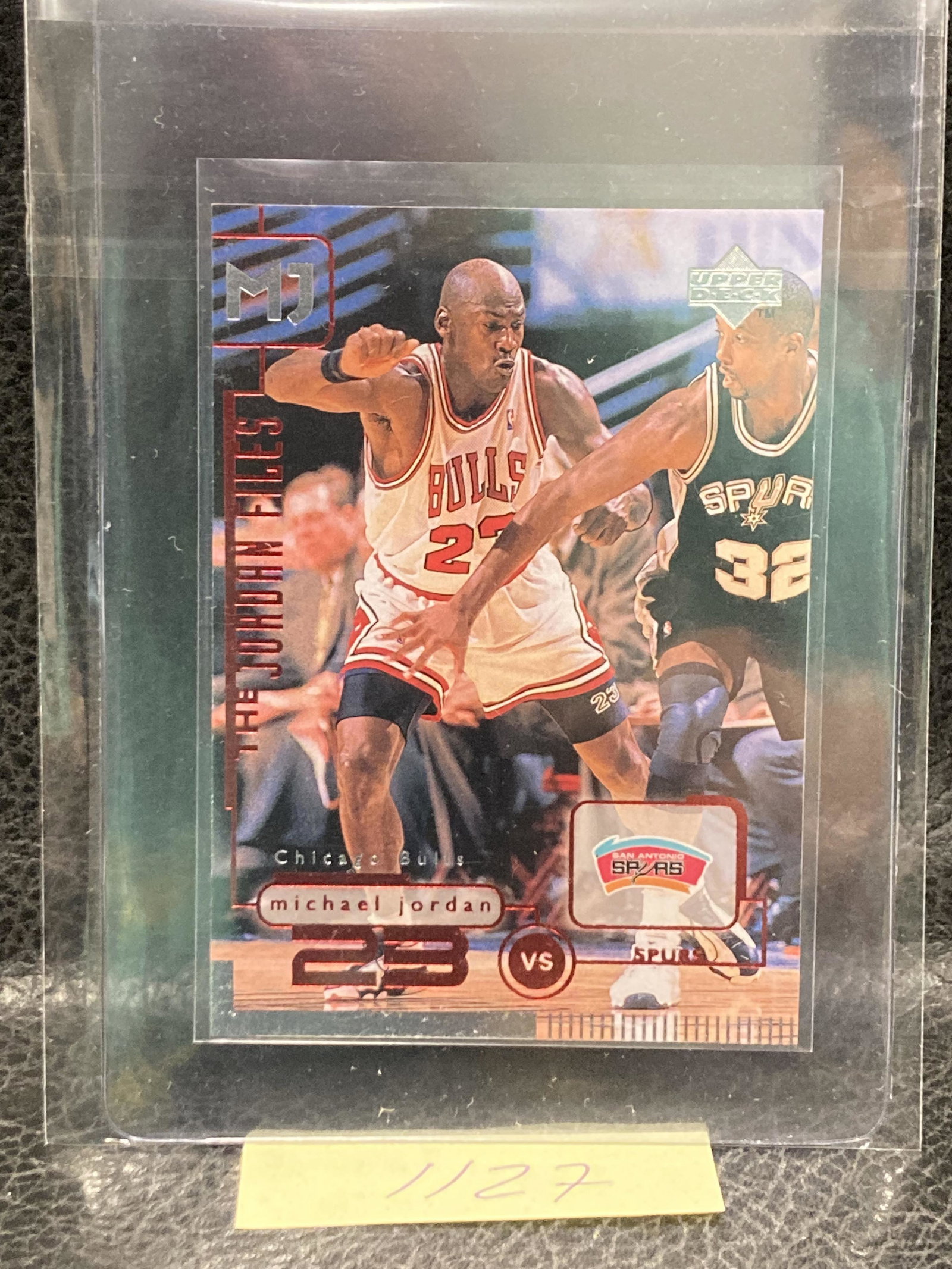 1998-99 Upper Deck The Jordan Files Michael Jordan #158 Chicago Bulls Vs Spurs: 1998-99 Upper Deck The Jordan Files Michael Jordan #158 Chicago Bulls Vs Spurs