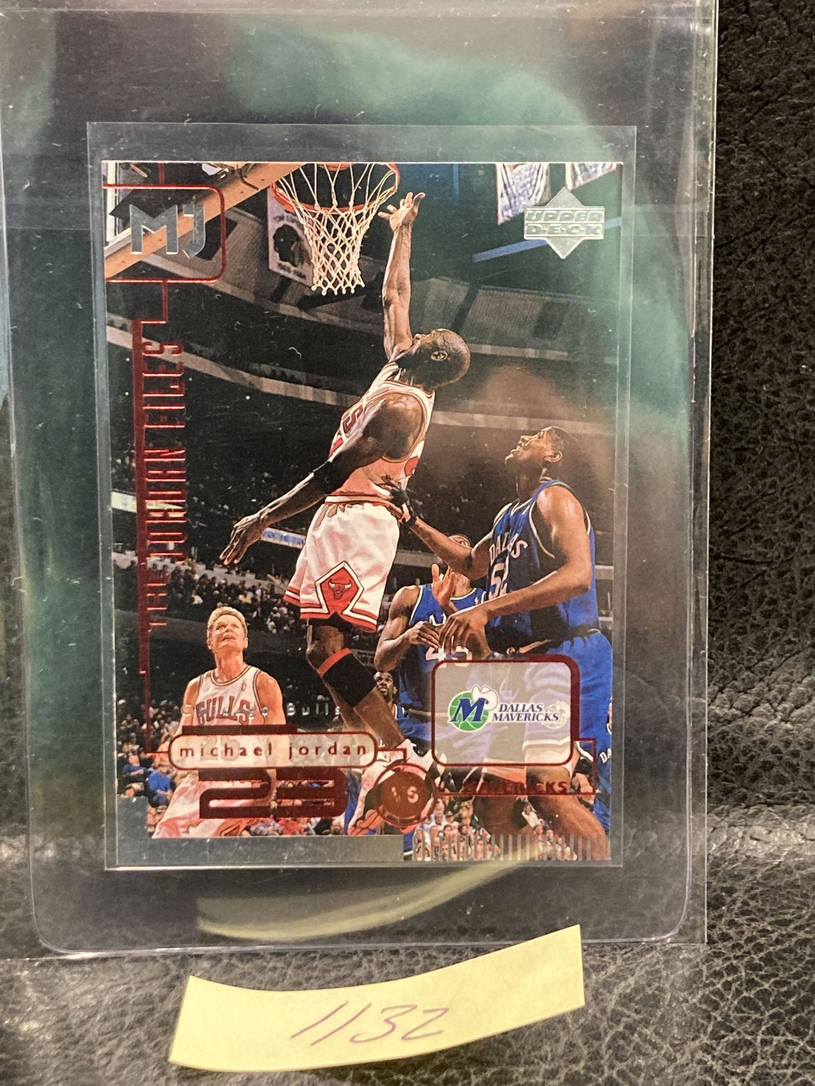 1998-99 Upper Deck The Jordan Files Michael Jordan Card #140 Hof Chicago Bulls Dallas Mavericks (1 of 2)