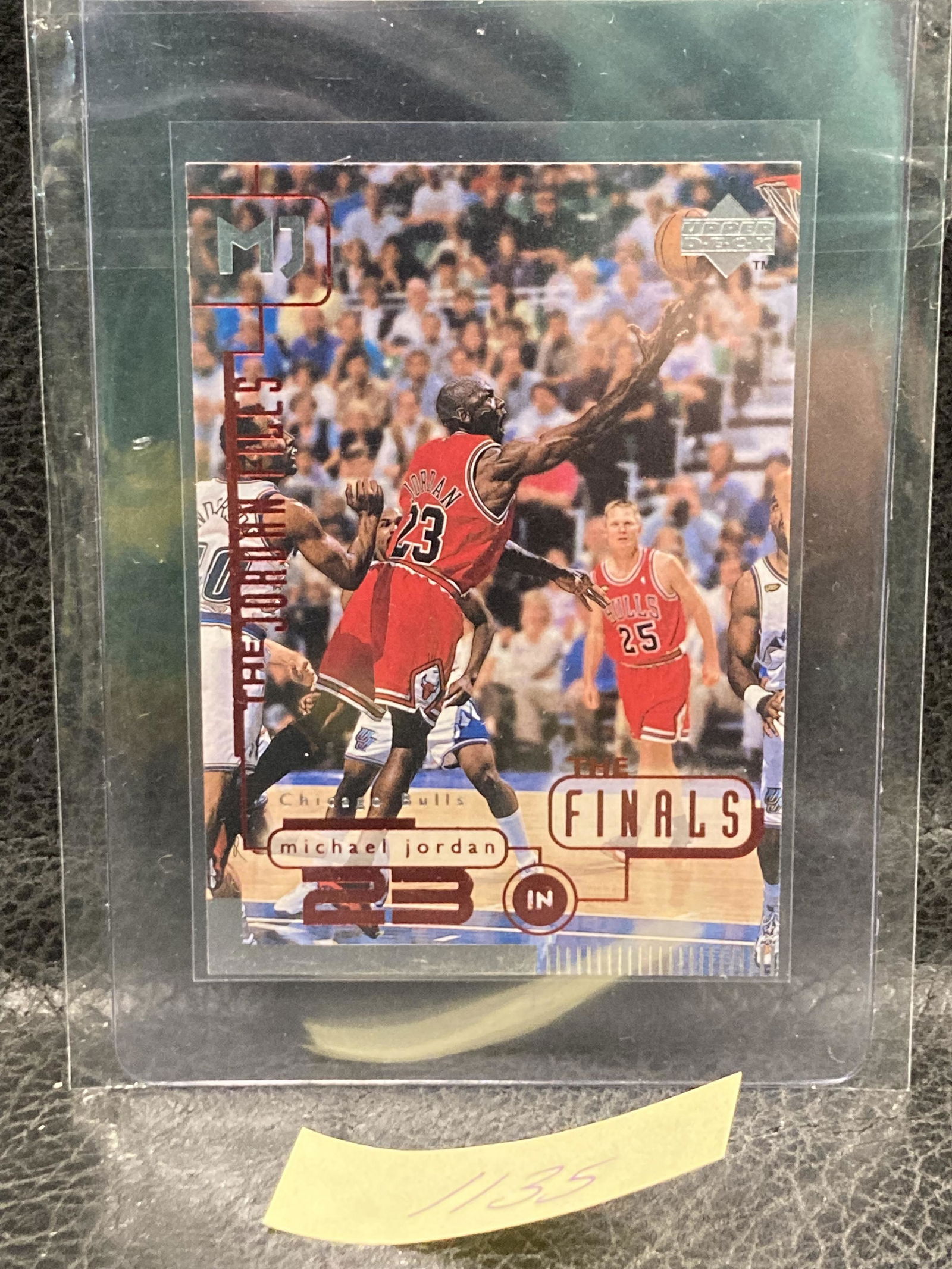 Michael Jordan 1998 Upper Deck Card #165 Mj The Jordan Files In The Finals (1 of 2)