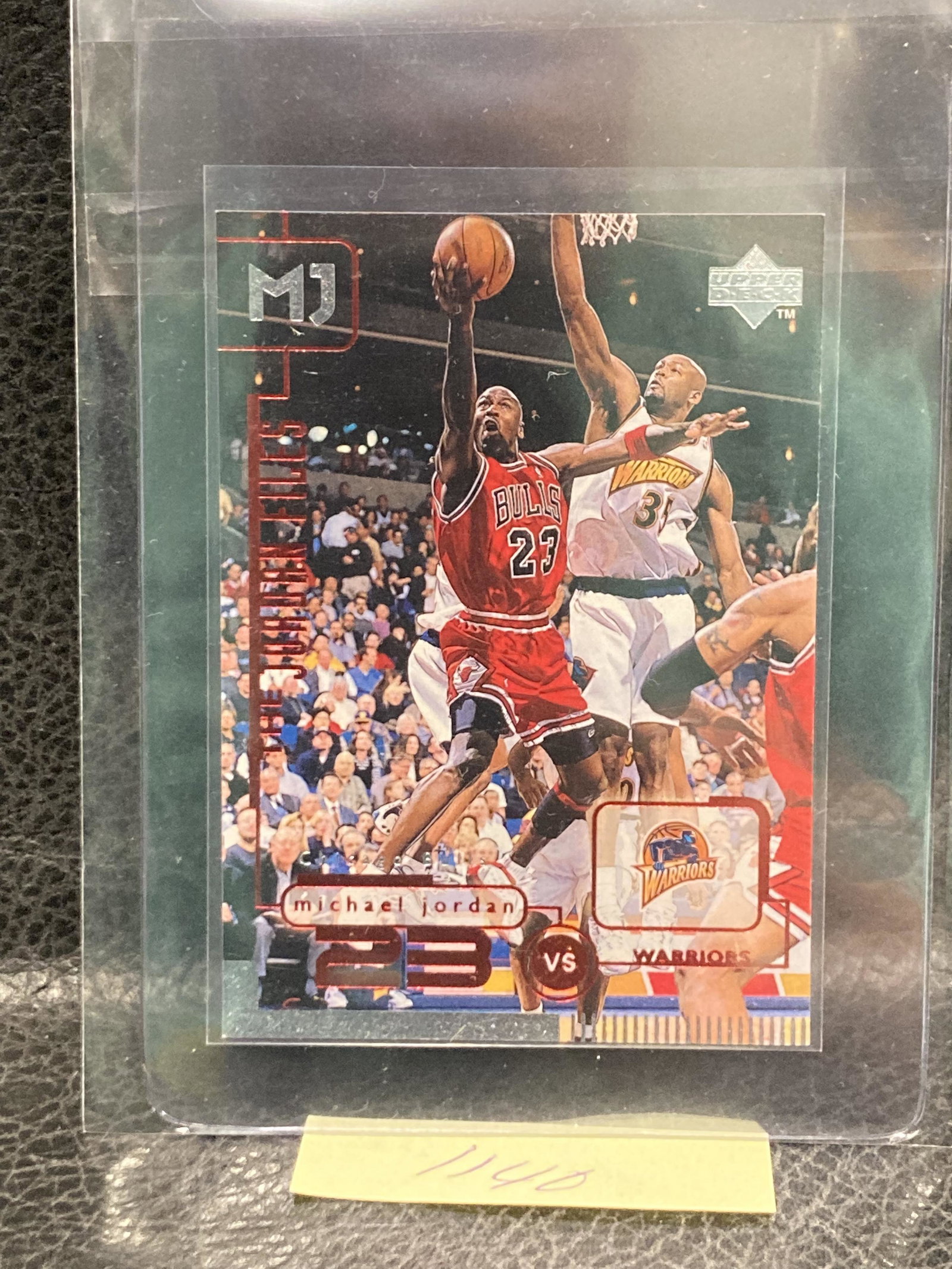 1998-99 Upper Deck The Jordan Files Michael Jordan #143 Bulls Vs Warriors HOF: 1998-99 Upper Deck The Jordan Files Michael Jordan #143 Bulls Vs Warriors HOF