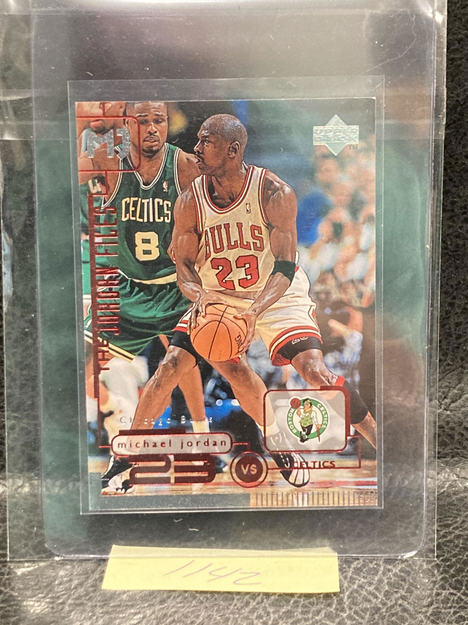 1998 Upper Deck Basketball The Jordan Files Michael Jordan Card # 137 (1 of 2)