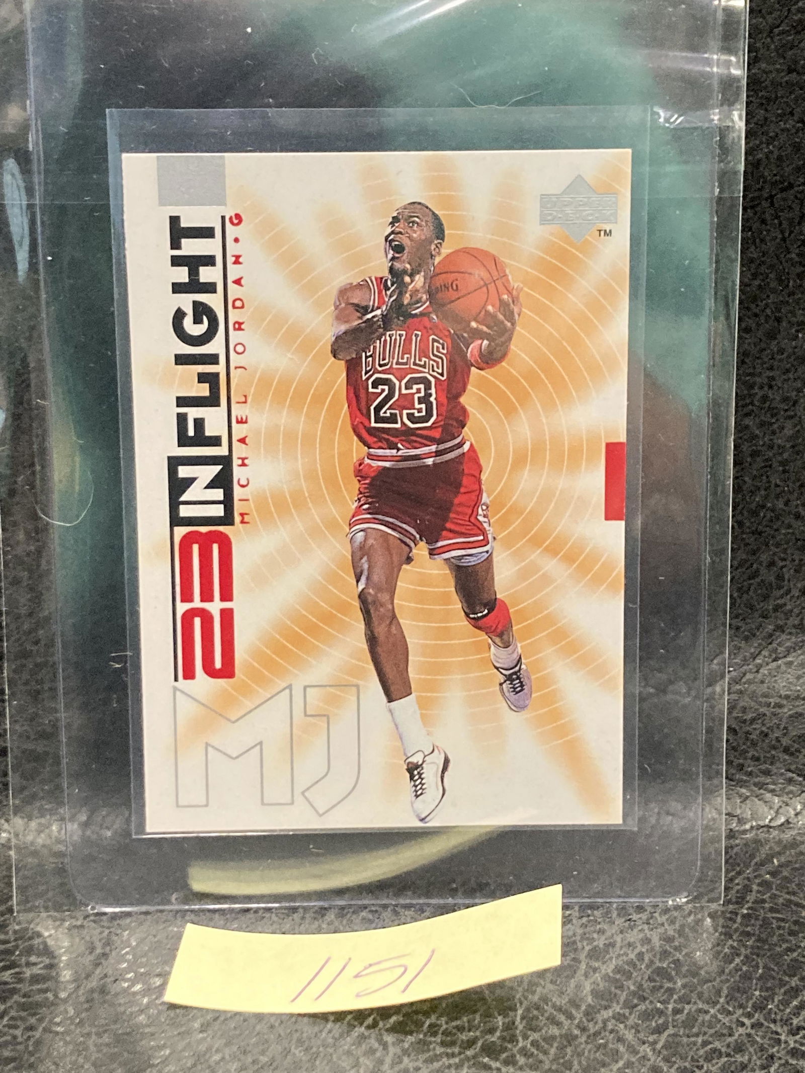 1998-99 Upper Deck Living Legend 23 In Flight Michael Jordan #IF1 HOF (1 of 2)