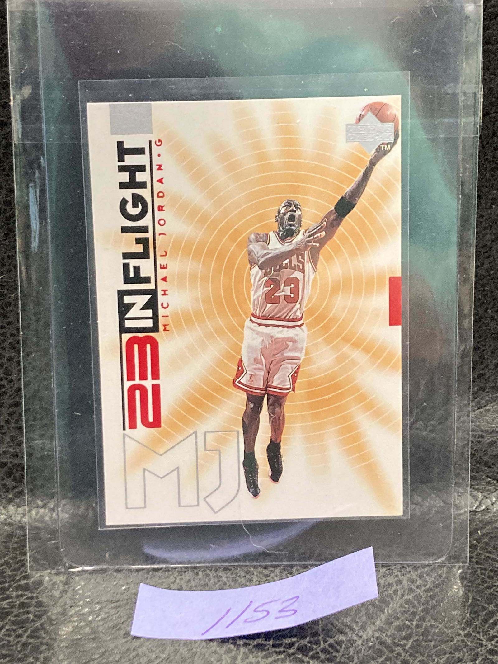 1998-99 Upper Deck Living Legend 23 In Flight Michael Jordan #IF3 HOF (1 of 2)