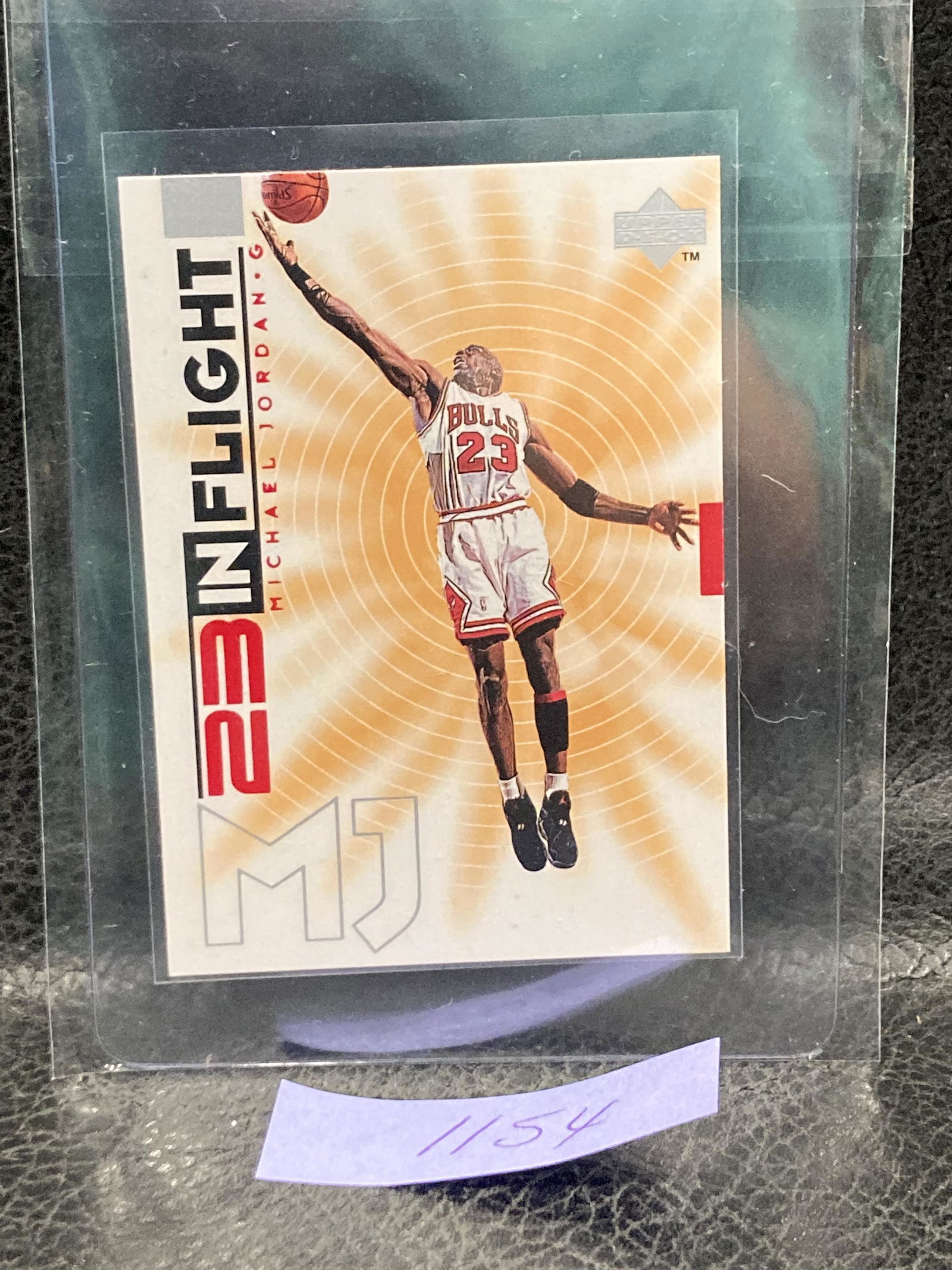 1998-99 Upper Deck Living Legend 23 In Flight Michael Jordan #IF2 HOF (1 of 2)