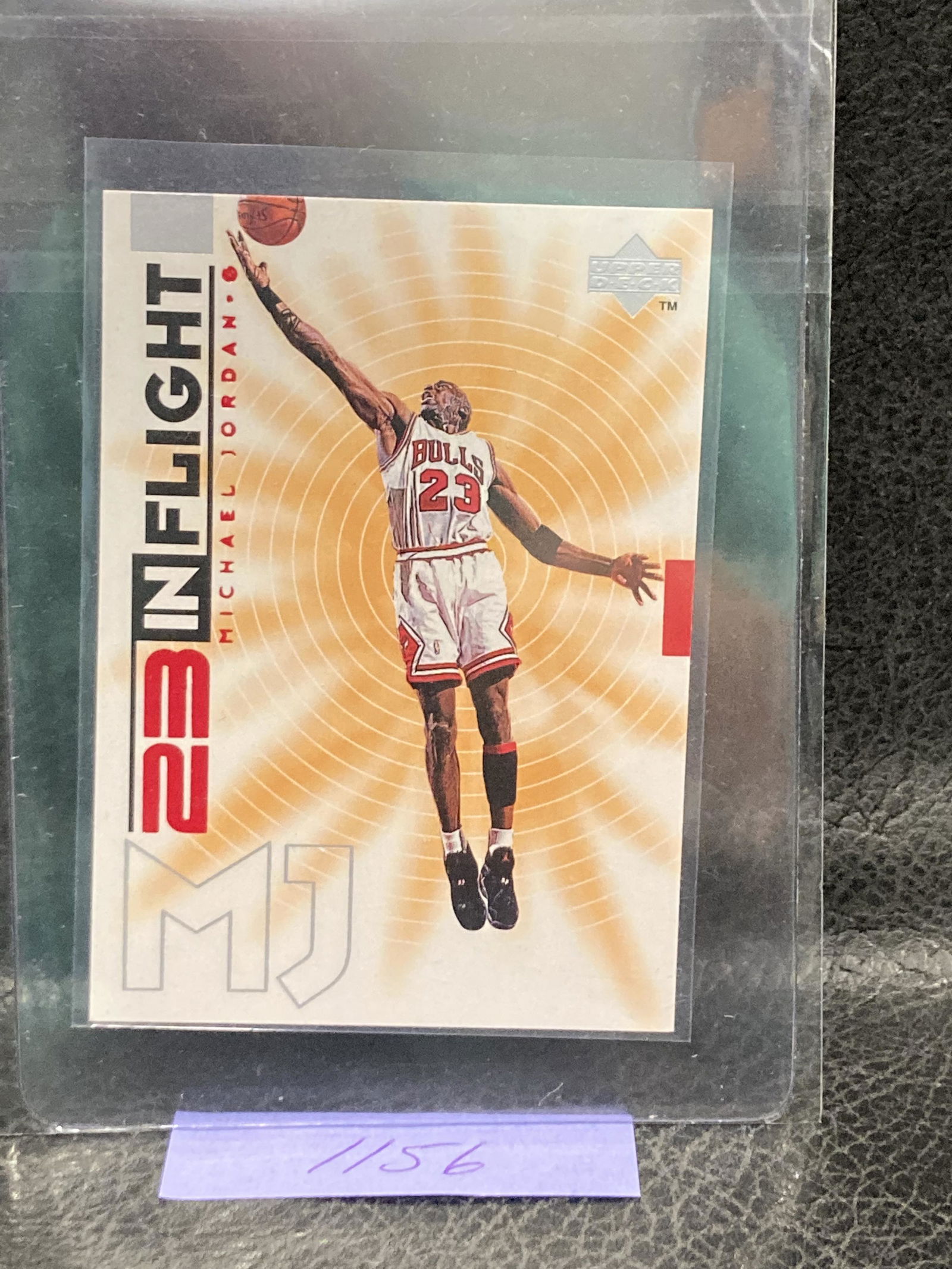 1998-99 Upper Deck Living Legend 23 In Flight Michael Jordan #IF2 HOF (1 of 2)