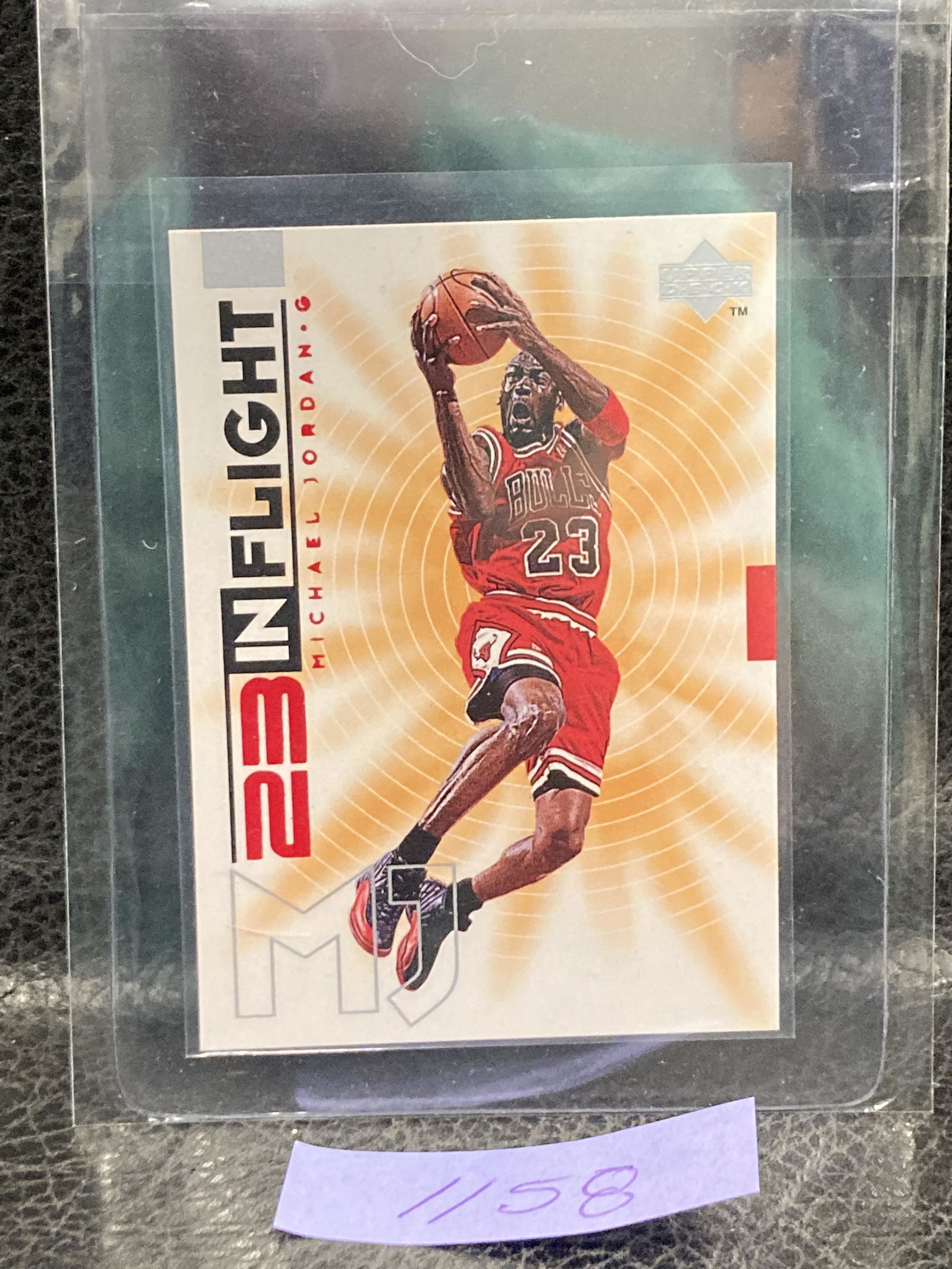 1998-99 Upper Deck Living Legend 23 In Flight Michael Jordan #IF5 HOF (1 of 2)