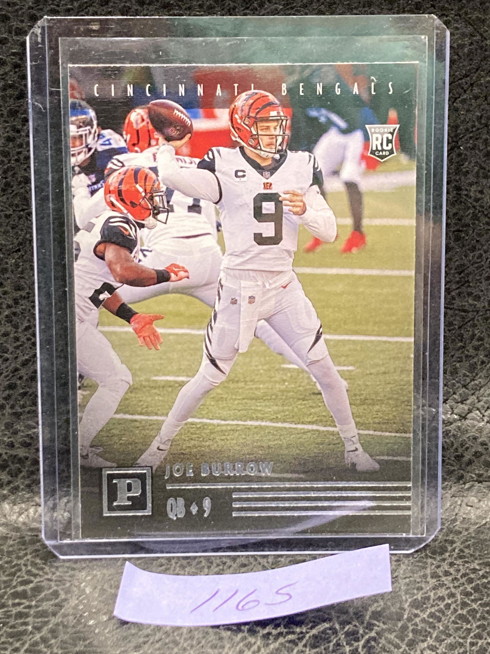 Joe Burrow 2020 Panini Chronicles 1st Rookie Card Rc Nfl Lsu Bengals (1 of 2)