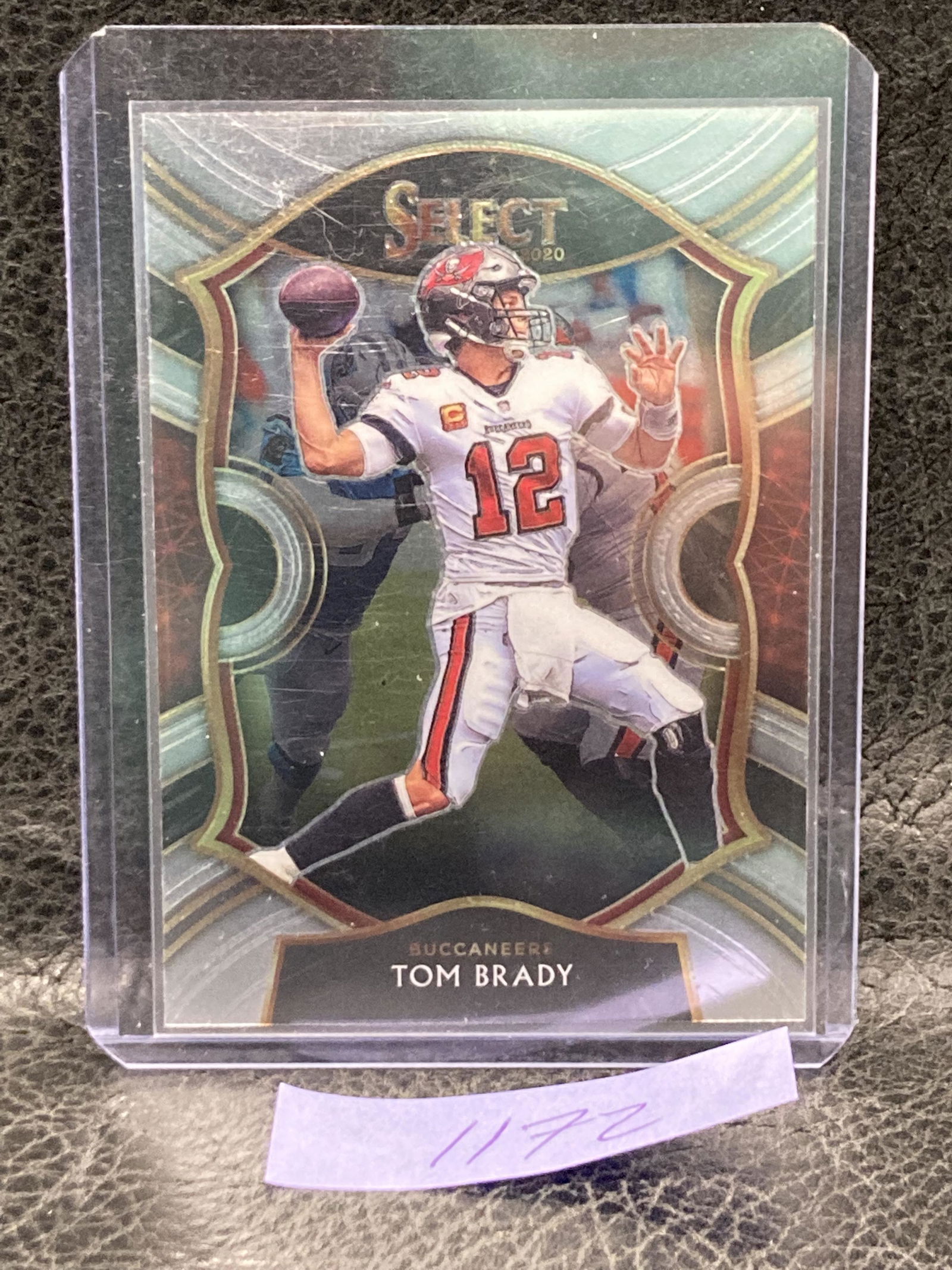 Tom Brady 2020-21 Panini Select Concourse Level Card #1 TB Buccaneers (1 of 2)