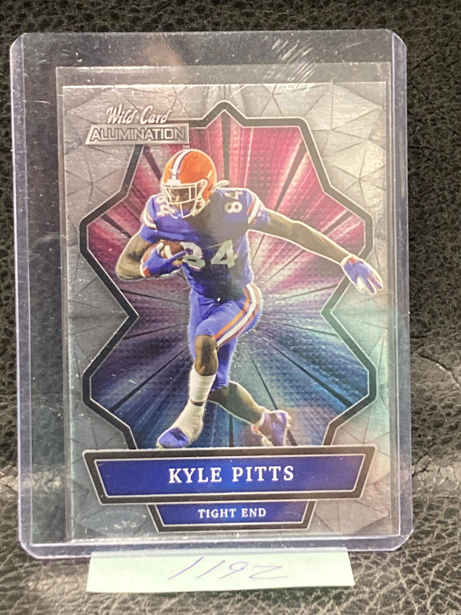 Kyle Pitts 2021 Wild Card Alumination Autograph Atlanta Falcons Football (1 of 2)