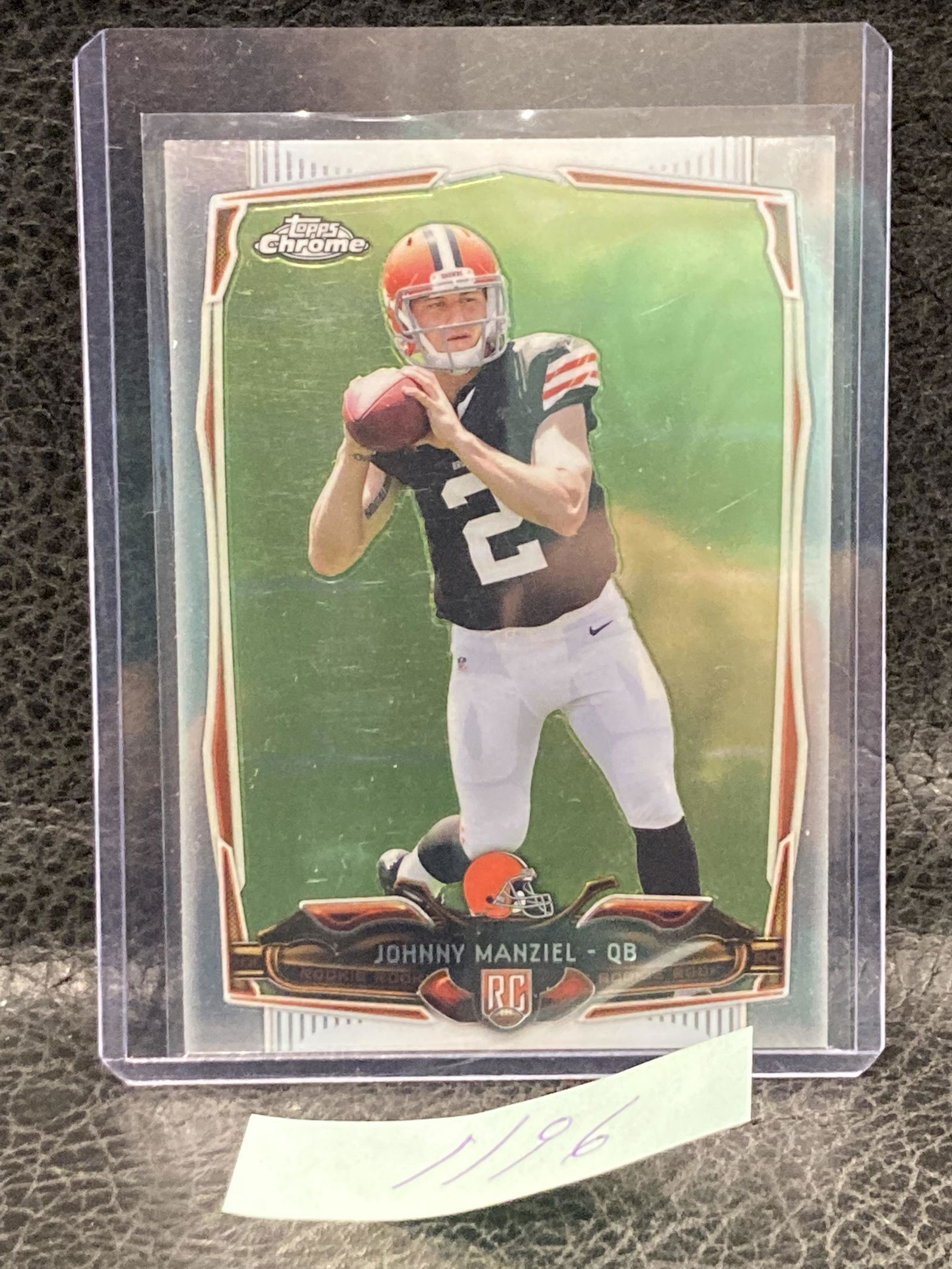 Johnny Manziel 2014 Topps Chrome Refractor #169 Rookie Browns Rc (1 of 2)