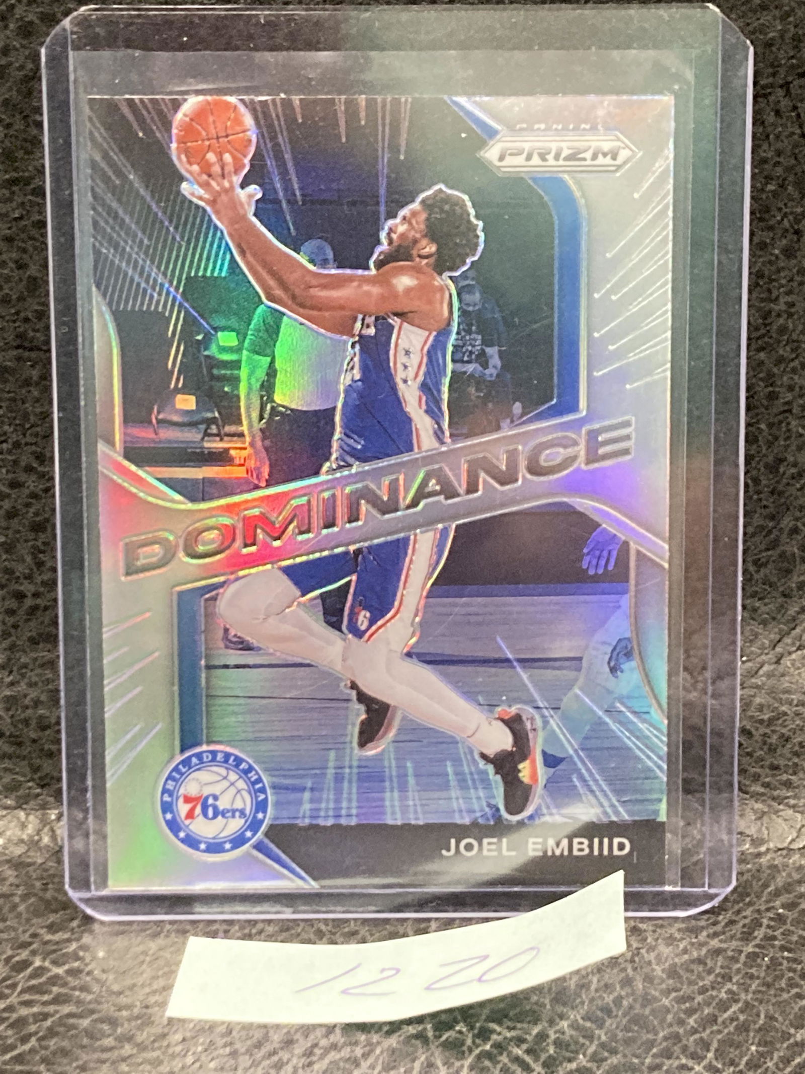 Joel Embid 2019-20 Panini Silver Prizm Dominance Card #14 76ers NBA (1 of 2)