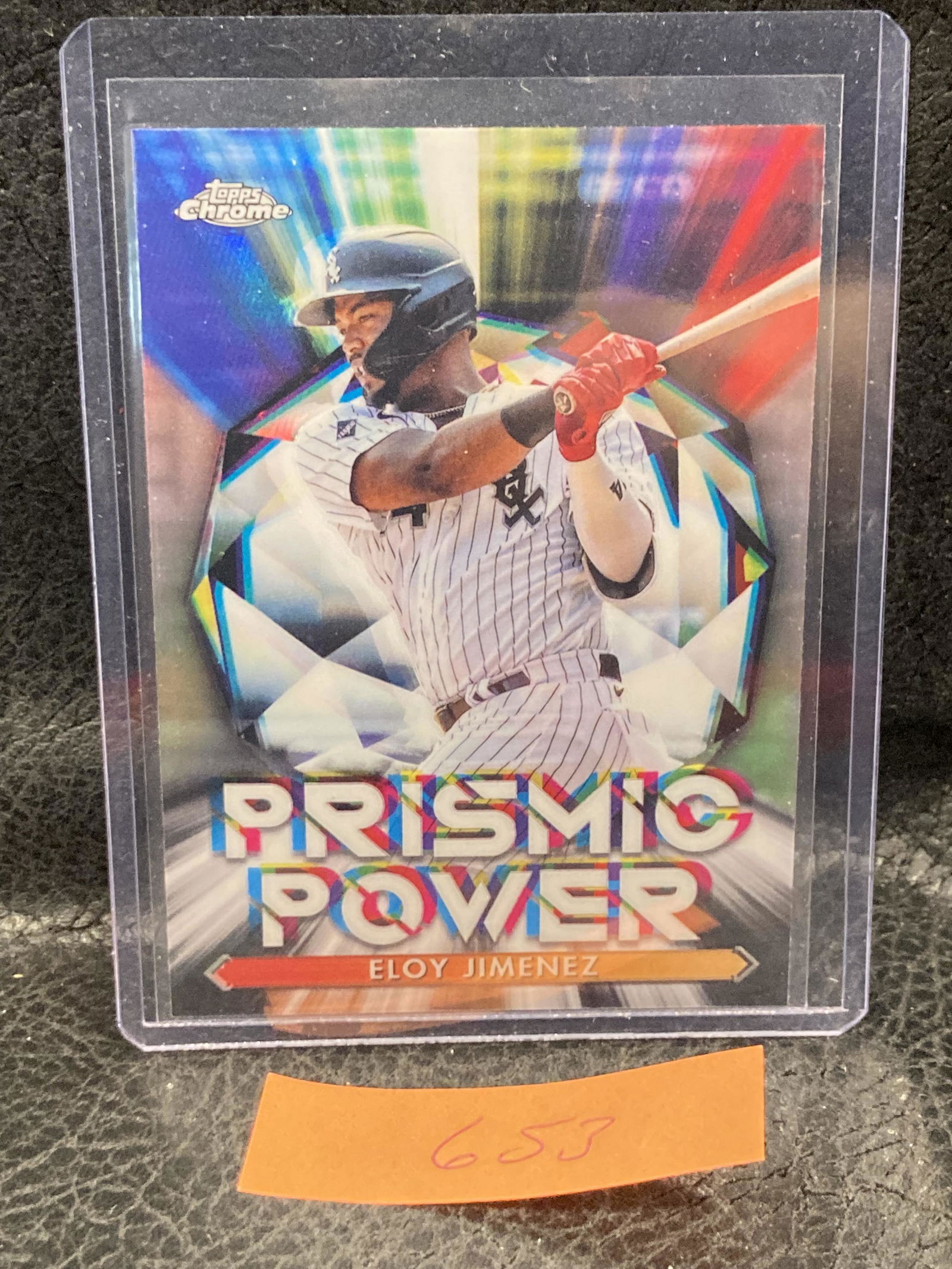Eloy Jimenez 2021 Topps Chrome Prismic Power #PP-7 Chicago White Sox (1 of 2)