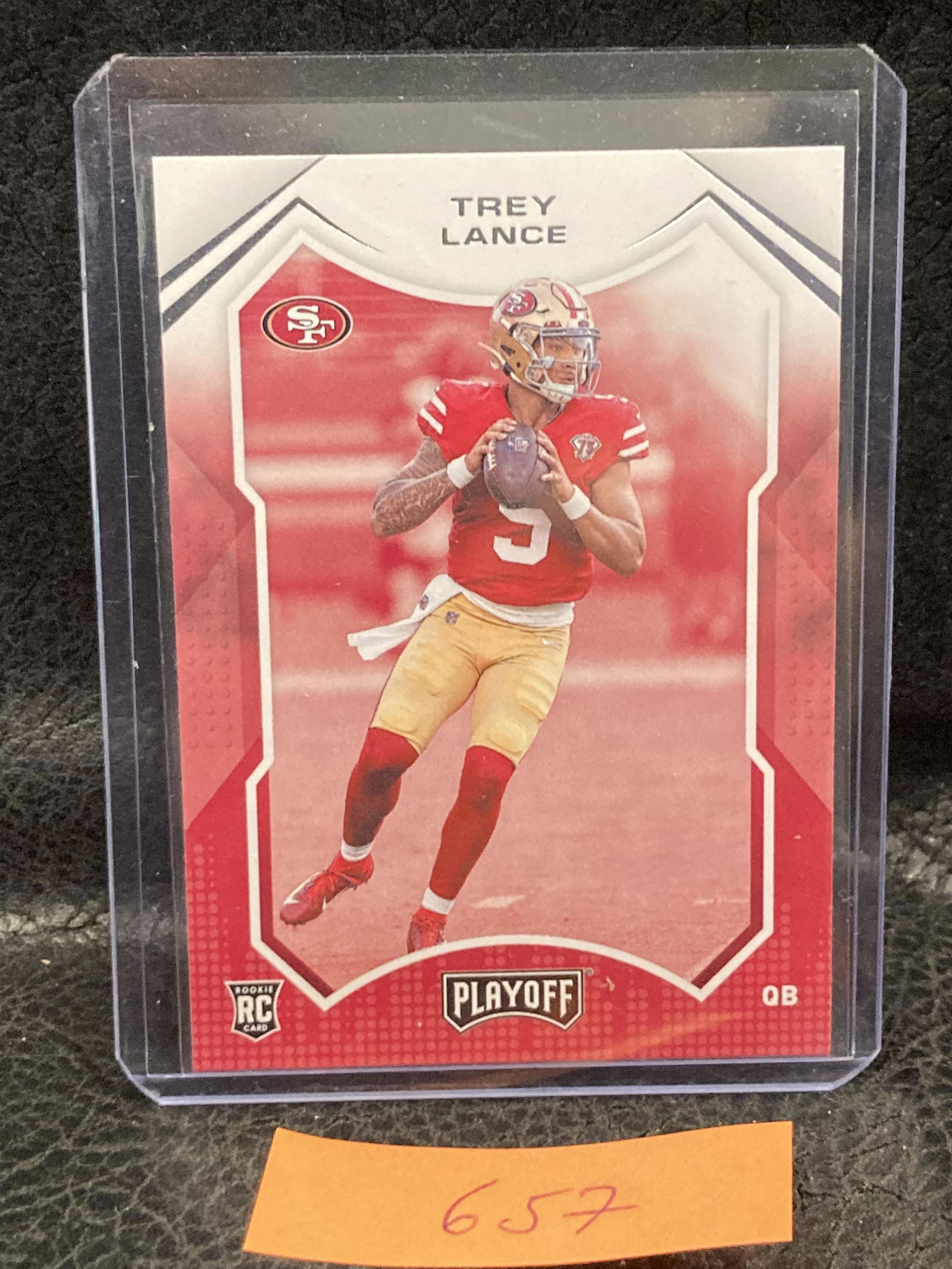 Trey Lance 2021 Panini Playoff Rc #203 Base San Francisco 49ers Rookie (1 of 2)