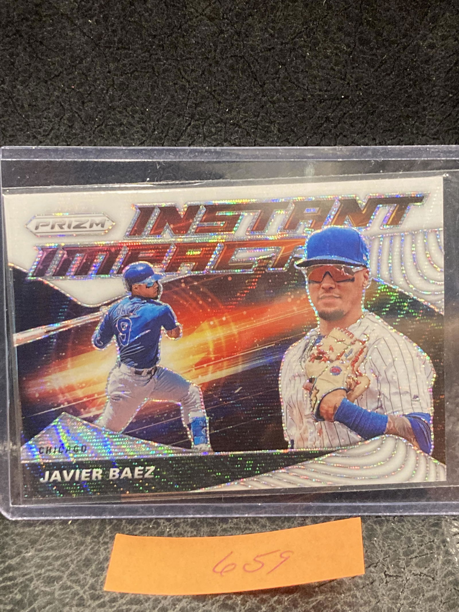 Javier Baez 2020panini Prizm Instant Impact White Wave #II-3 (1 of 2)