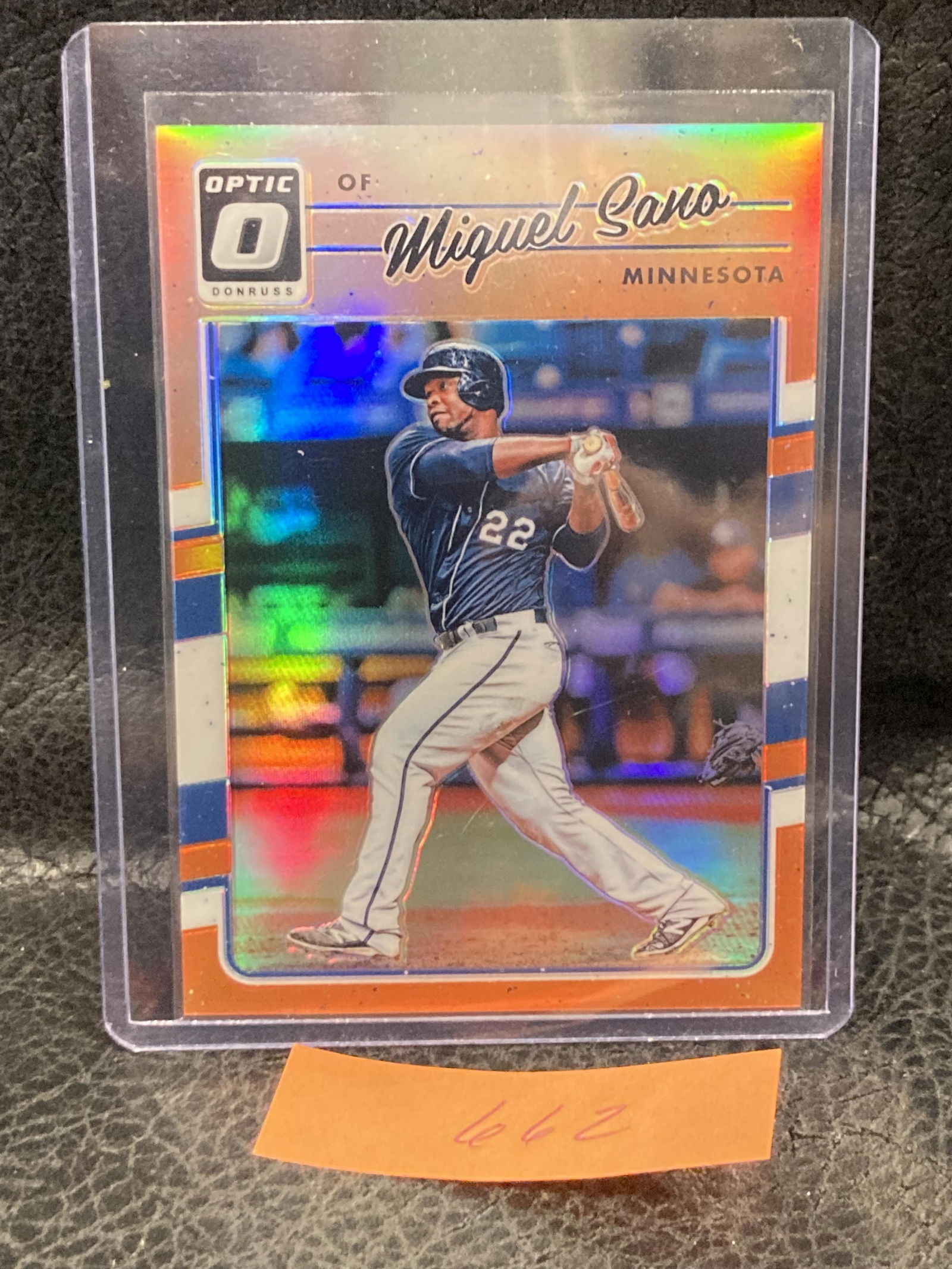 Miguel Sano 2017 Panini Donruss Optic Orange Refractor /199 (1 of 2)