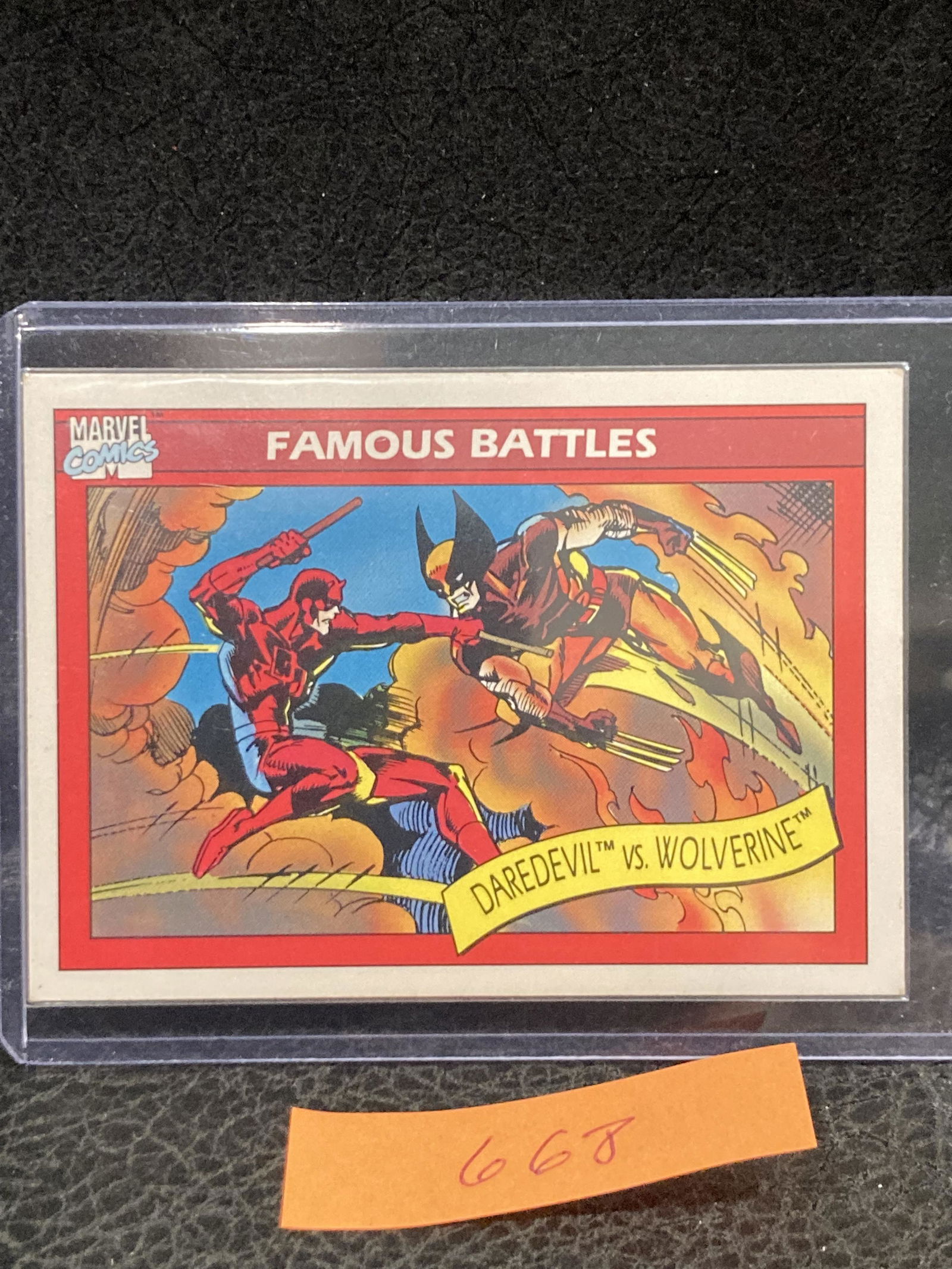 DAREDEVIL vs WOLVERINE 1990 Marvel Famous Battles 109 (1 of 2)