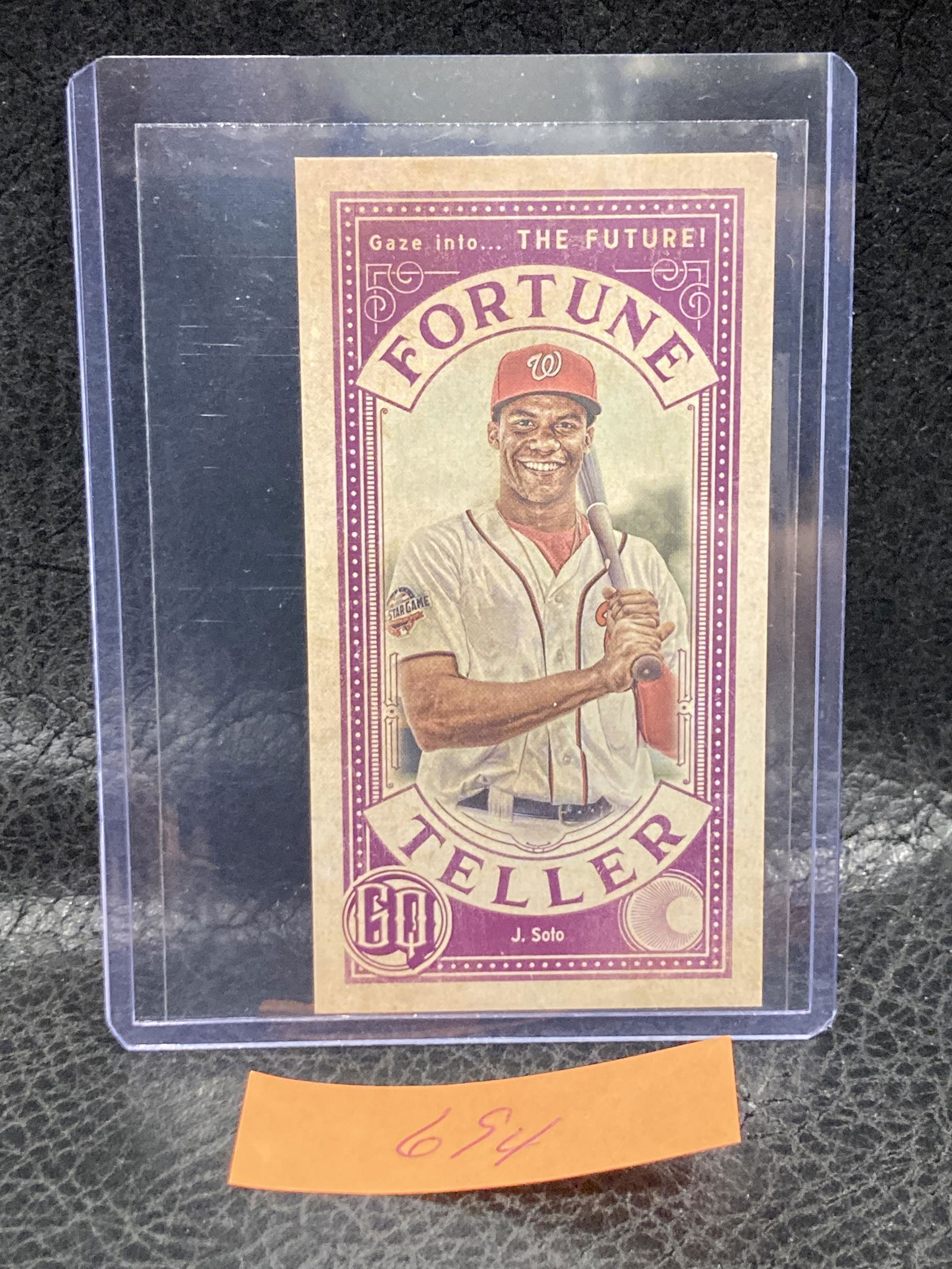 Juan Soto 2019 Topps Gypsy Queen Fortune Teller Mini #FTMJS Nationals (1 of 2)