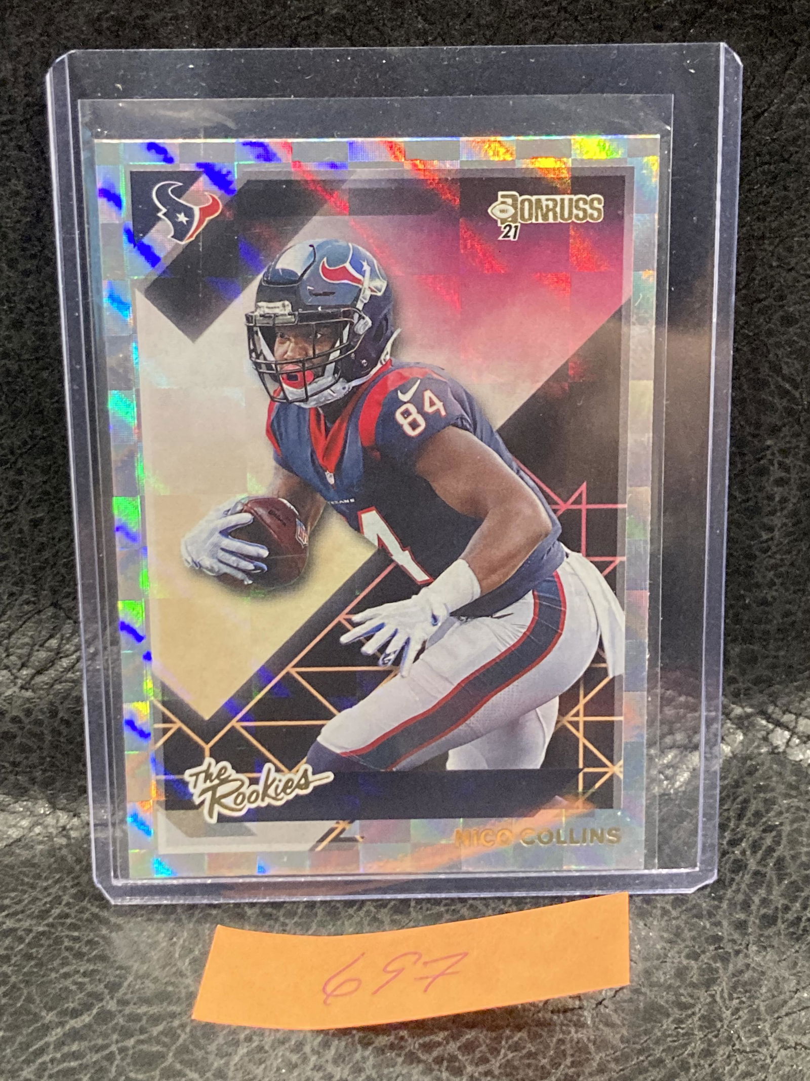Nico Collins 2021 Rookie Card Rc The Rookies Donruss Houston Texans Nfl #TR-NCO (1 of 2)