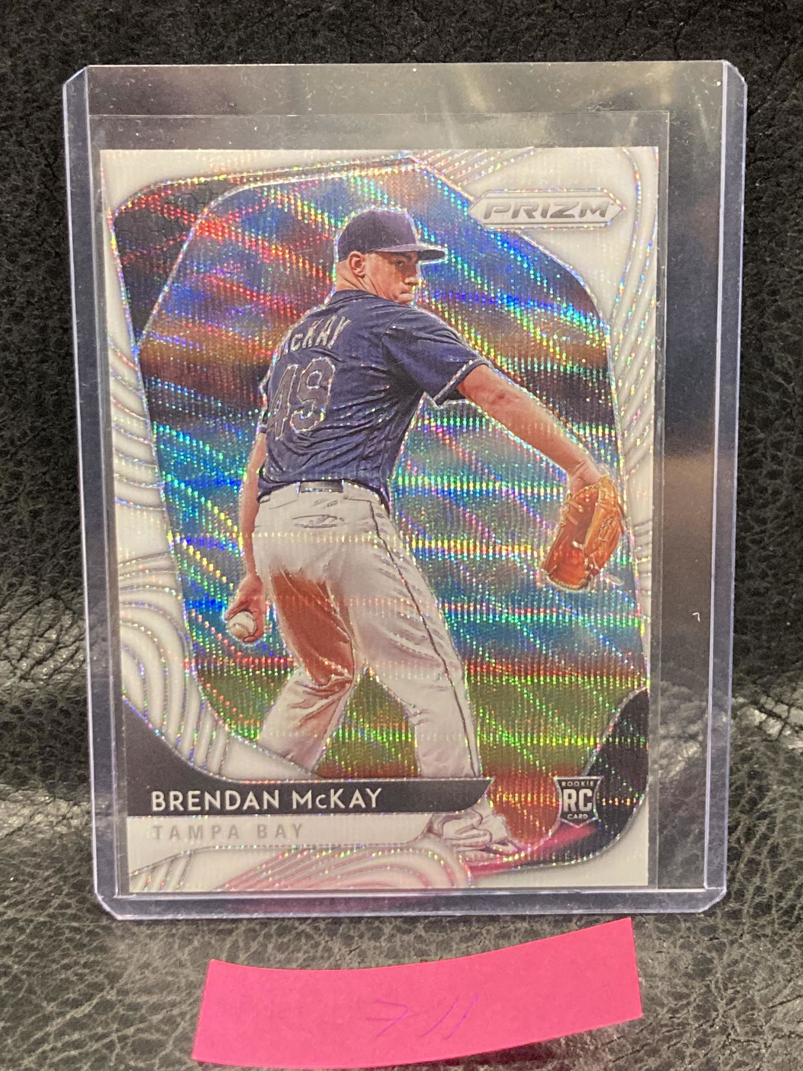 Brendan Mckay 2020 Panini Prizm Baseball #153 White Wave Tampa Bay Rays (1 of 2)