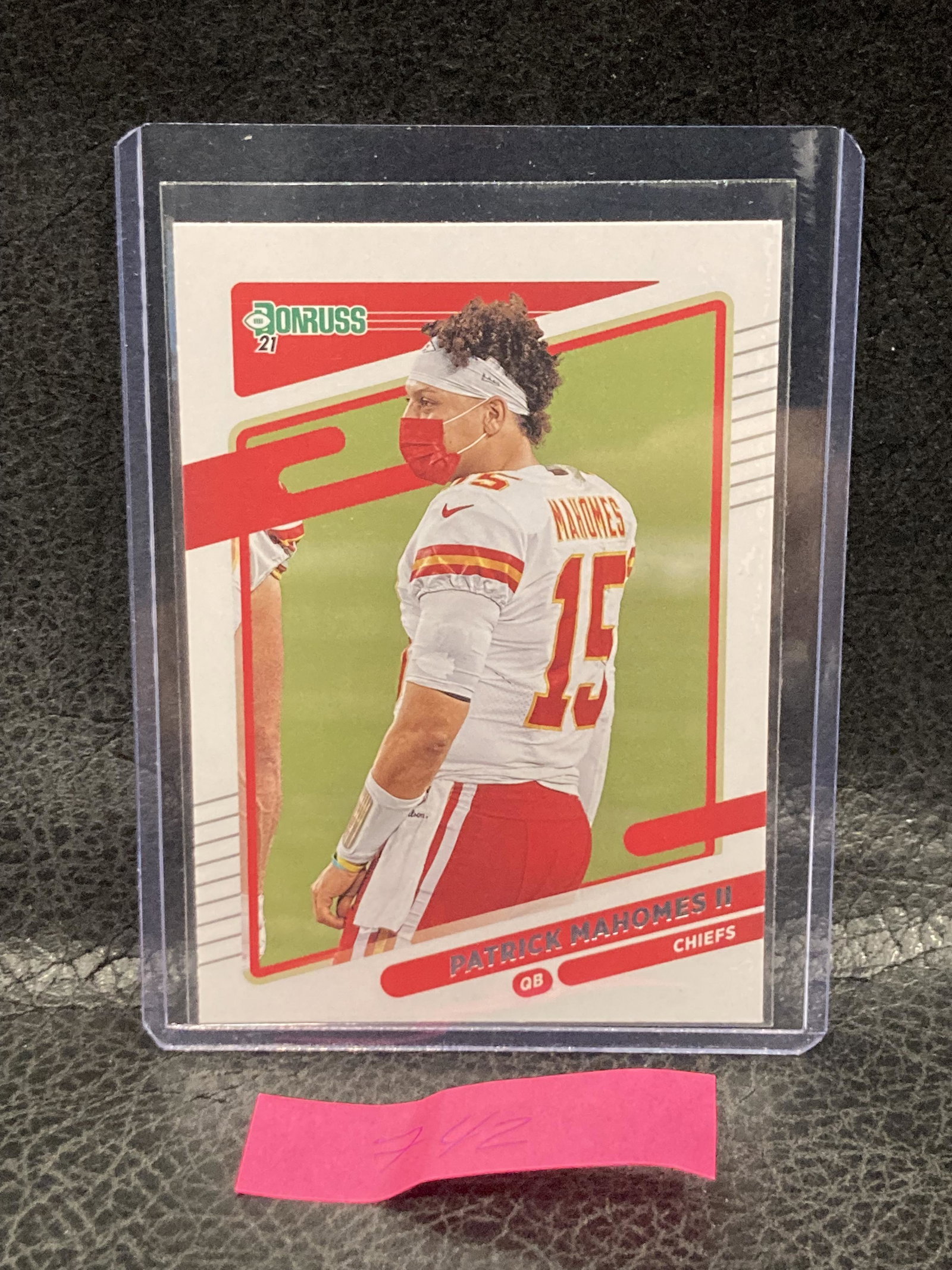Patrick Mahomes 2021 Panini Donruss Sp No Helmet Mask Image Photo Variation #116: Patrick Mahomes 2021 Panini Donruss Sp No Helmet Mask Image Photo Variation #116