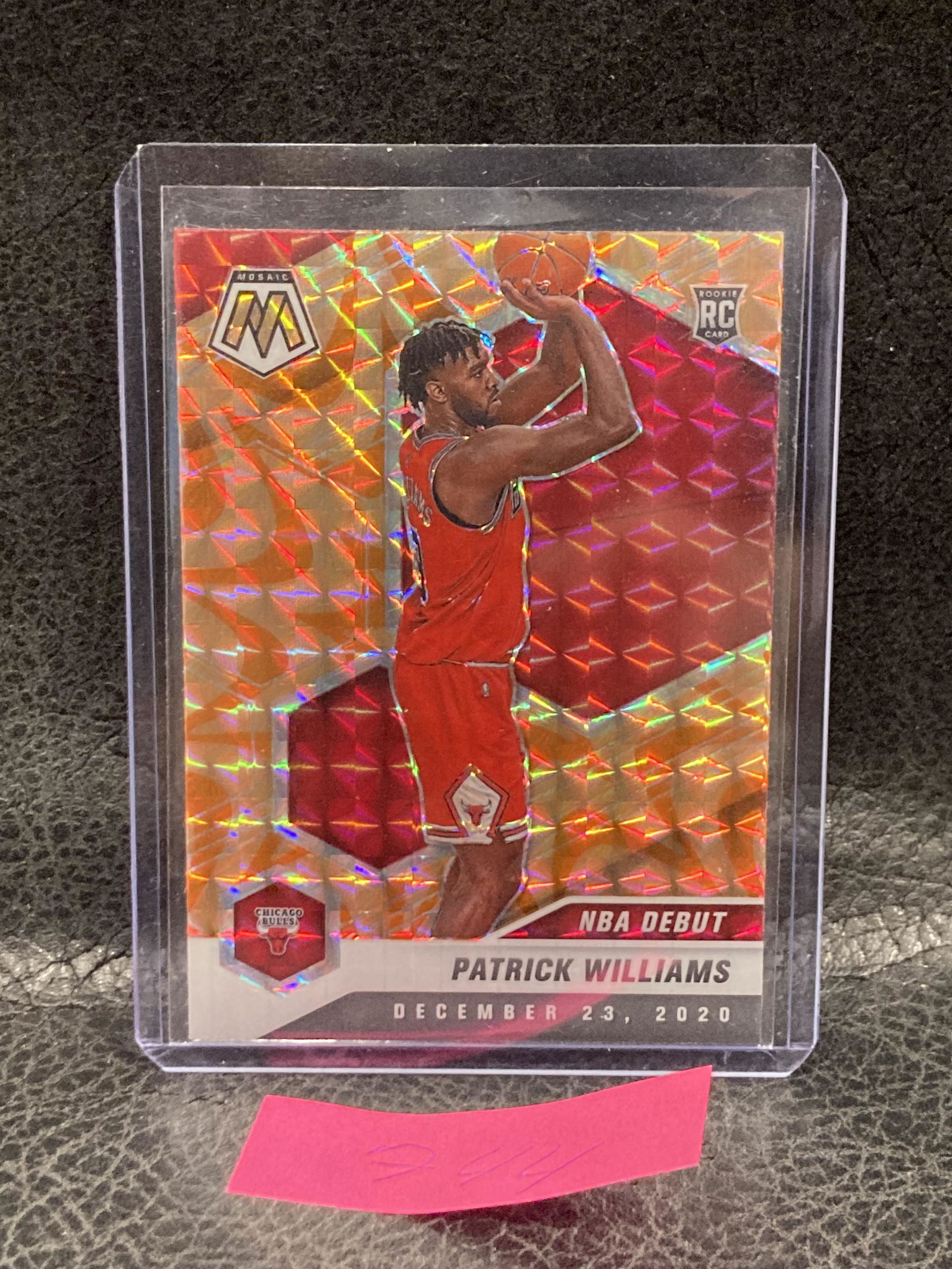 Patrick Williams 2020-21 Mosaic Rc #267 Nba Debut Reactive Orange Prizm (1 of 2)