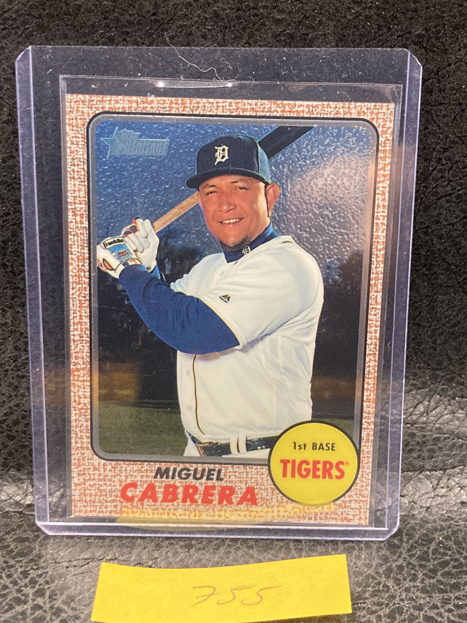 Miguel Cabrera 2017 Topps Heritage Chrome /999 #THC-418 Tigers (1 of 2)