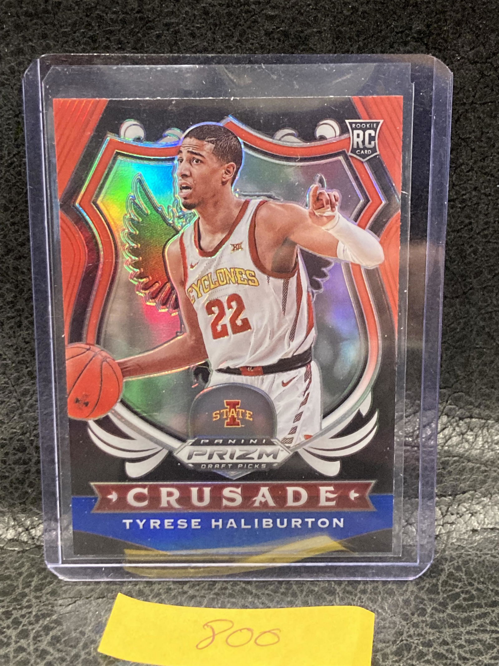 Tyrese Halliburton Rookie Red White  Blue Crusade 2020-21 Prizm Draft Picks (1 of 2)