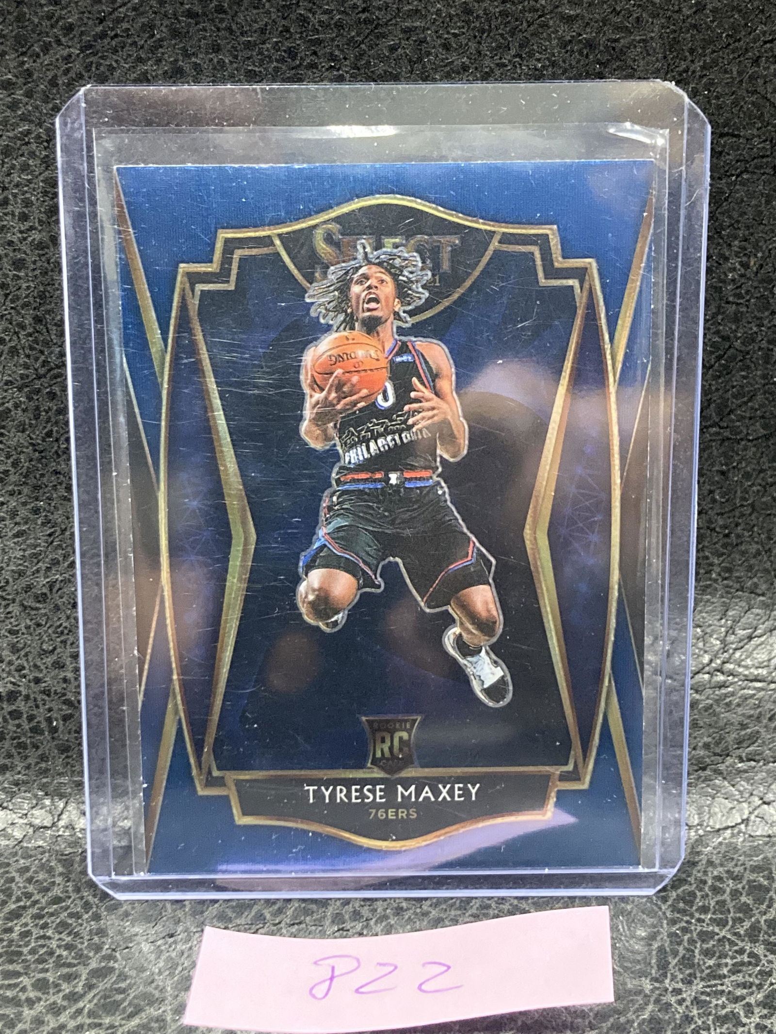 Tyrese Maxey 2020-21 Panini Select #174 Rookie Card Rc Parallel Blue Retail (1 of 2)
