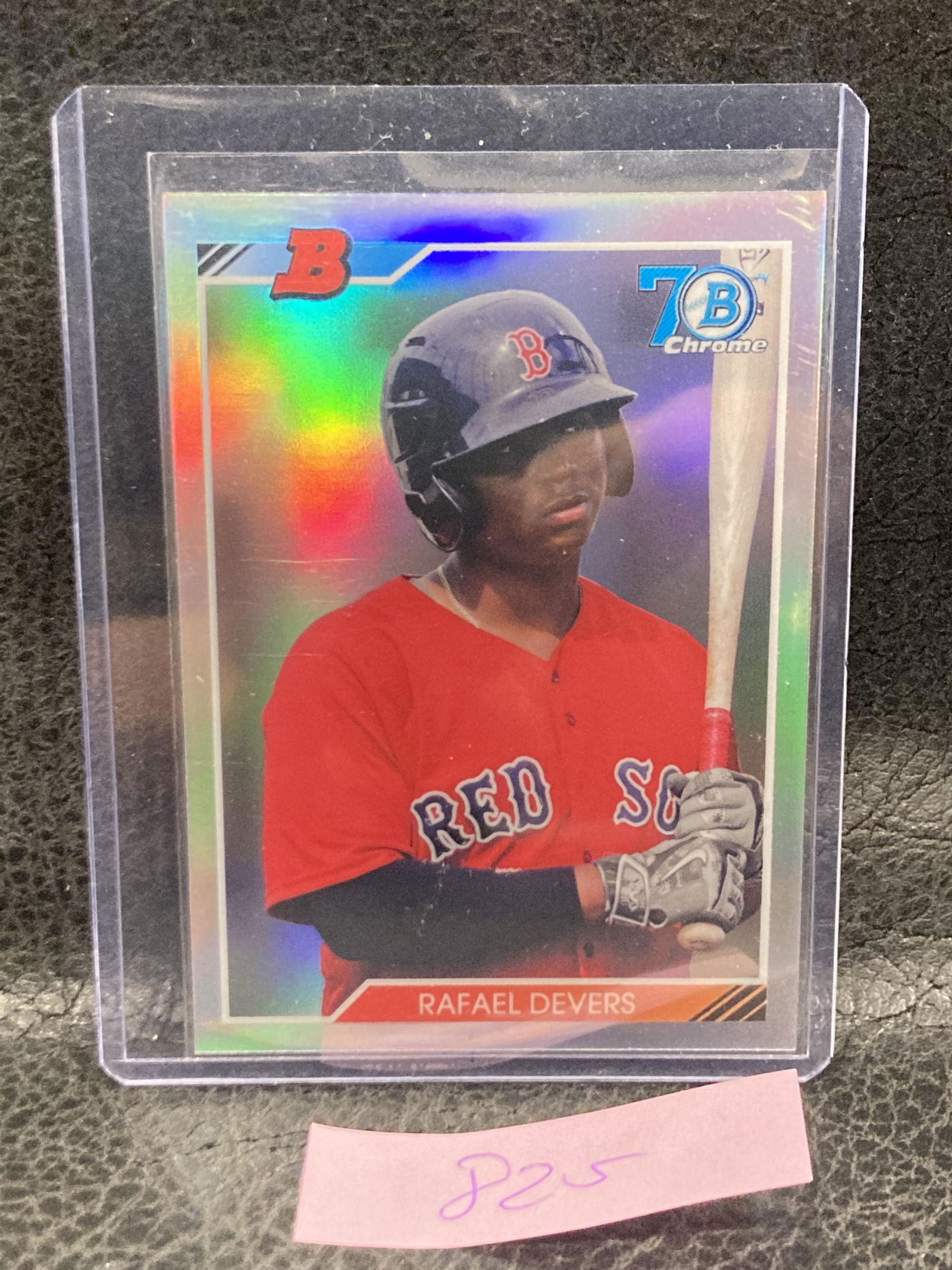 Rafael Devers 2017 Bowman Chrome 1992 Bowman 70th Refractor #92B-RD Prospect (1 of 2)