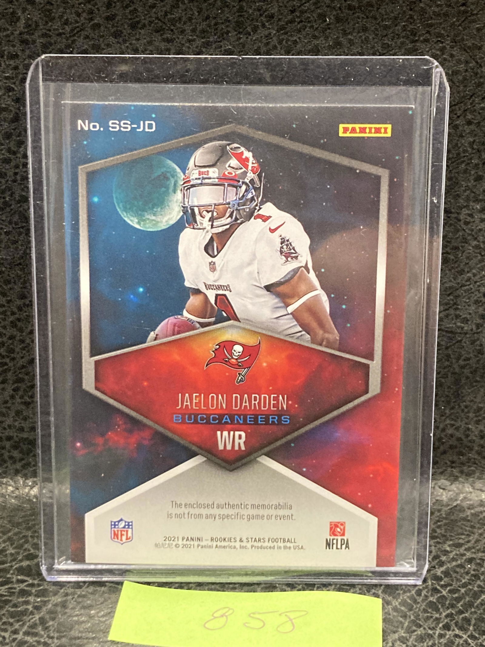 Jaelon Darden 2021 Rookies & Stars Star Search Rookie Jersey Patch Rc #SS-JD (1 of 1)