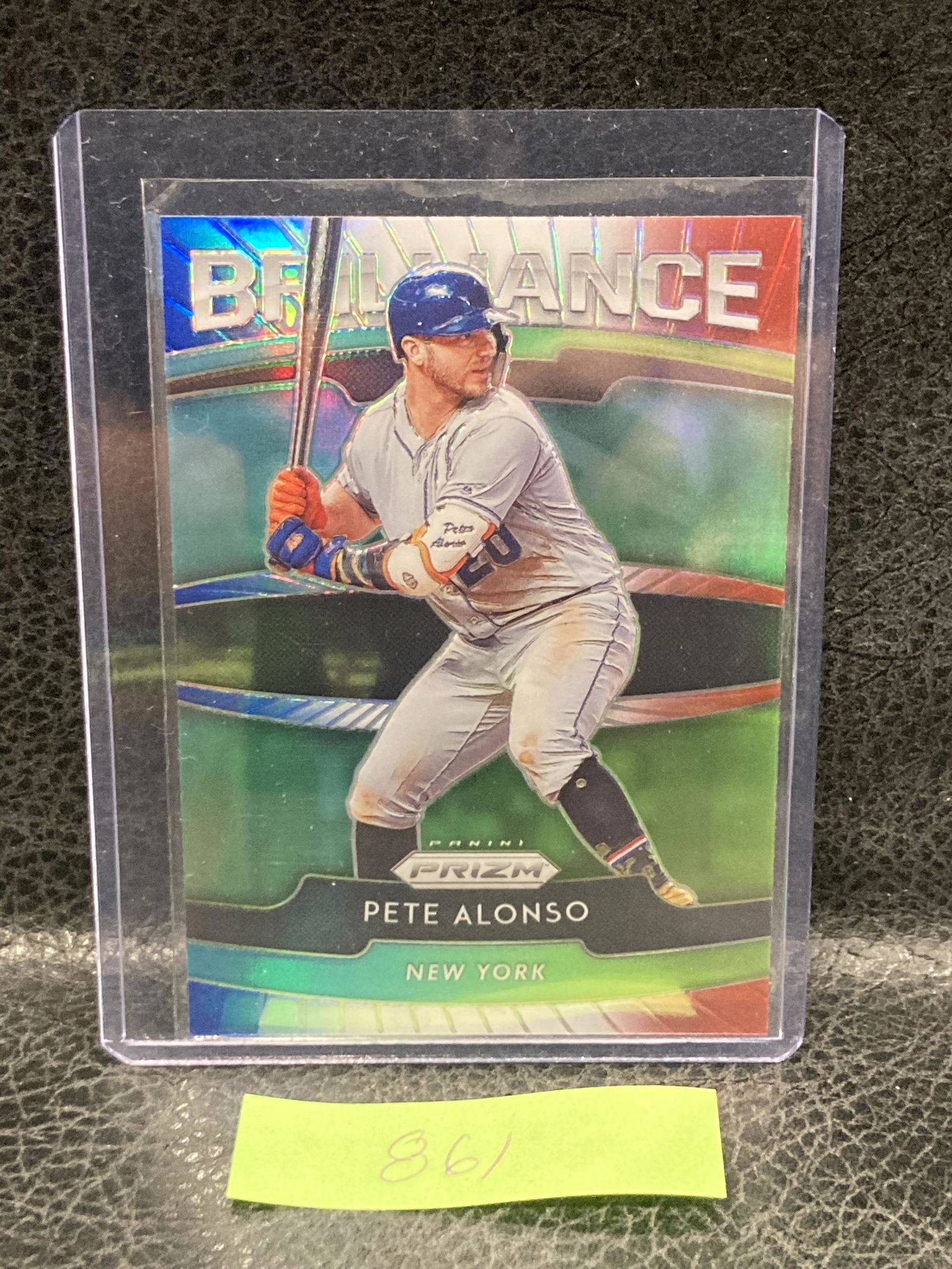 Pete Alonso 2020 Panini Prizm #B-3 Red White Blue Brilliance Prizm Ny Mets (1 of 2)