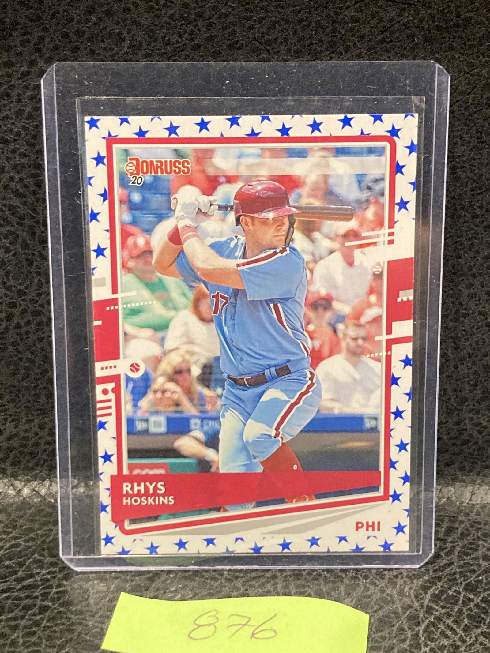 Rhys Hoskins Parallel 2021 Donruss Independence Day #112 Baseball Card (1 of 2)