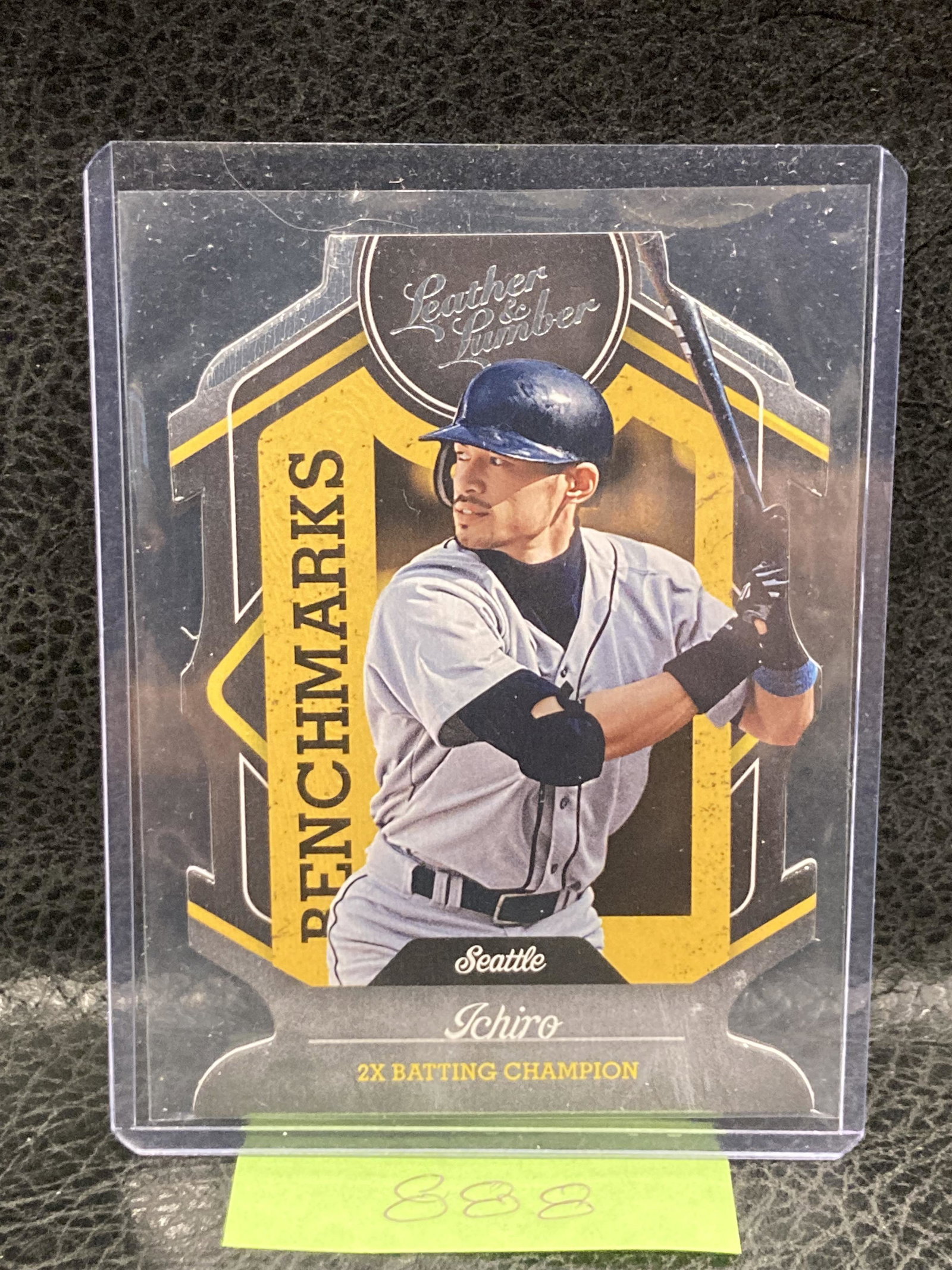 Ichiro Mariners 2019 Panini Leather And Lumber Benchmarks #17: Ichiro Mariners 2019 Panini Leather And Lumber Benchmarks #17