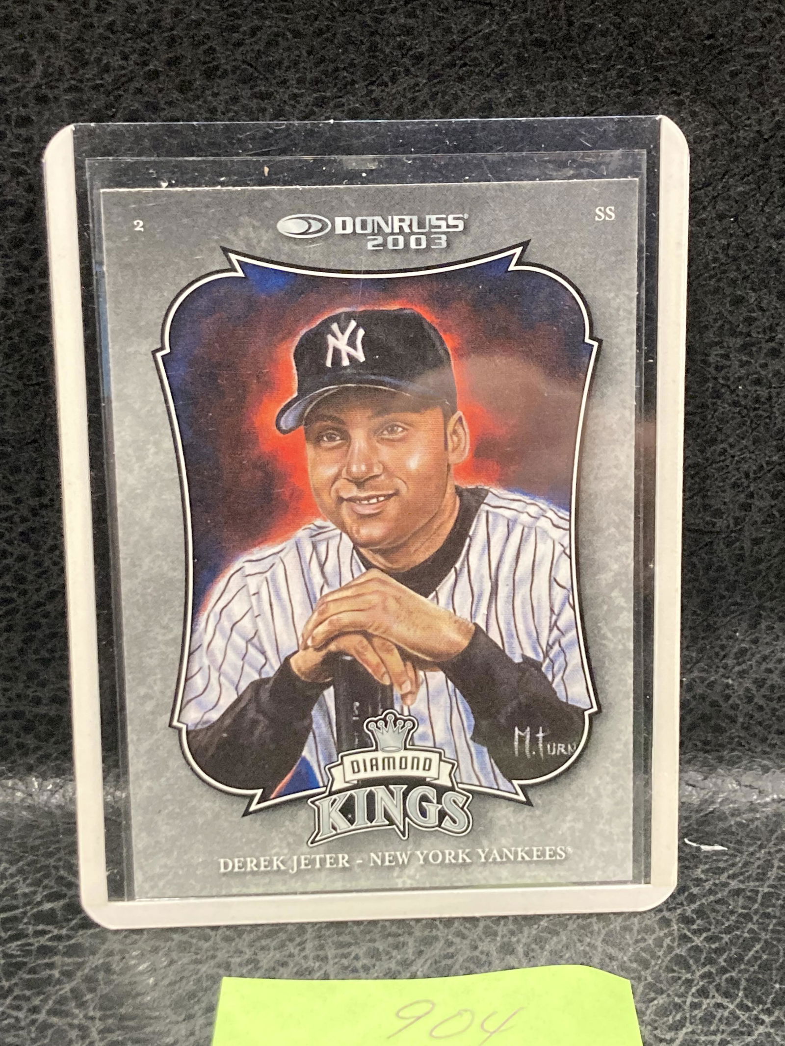 Derek Jeter 2003 Donruss Diamond Kings# 2 New York Yankees (1 of 2)
