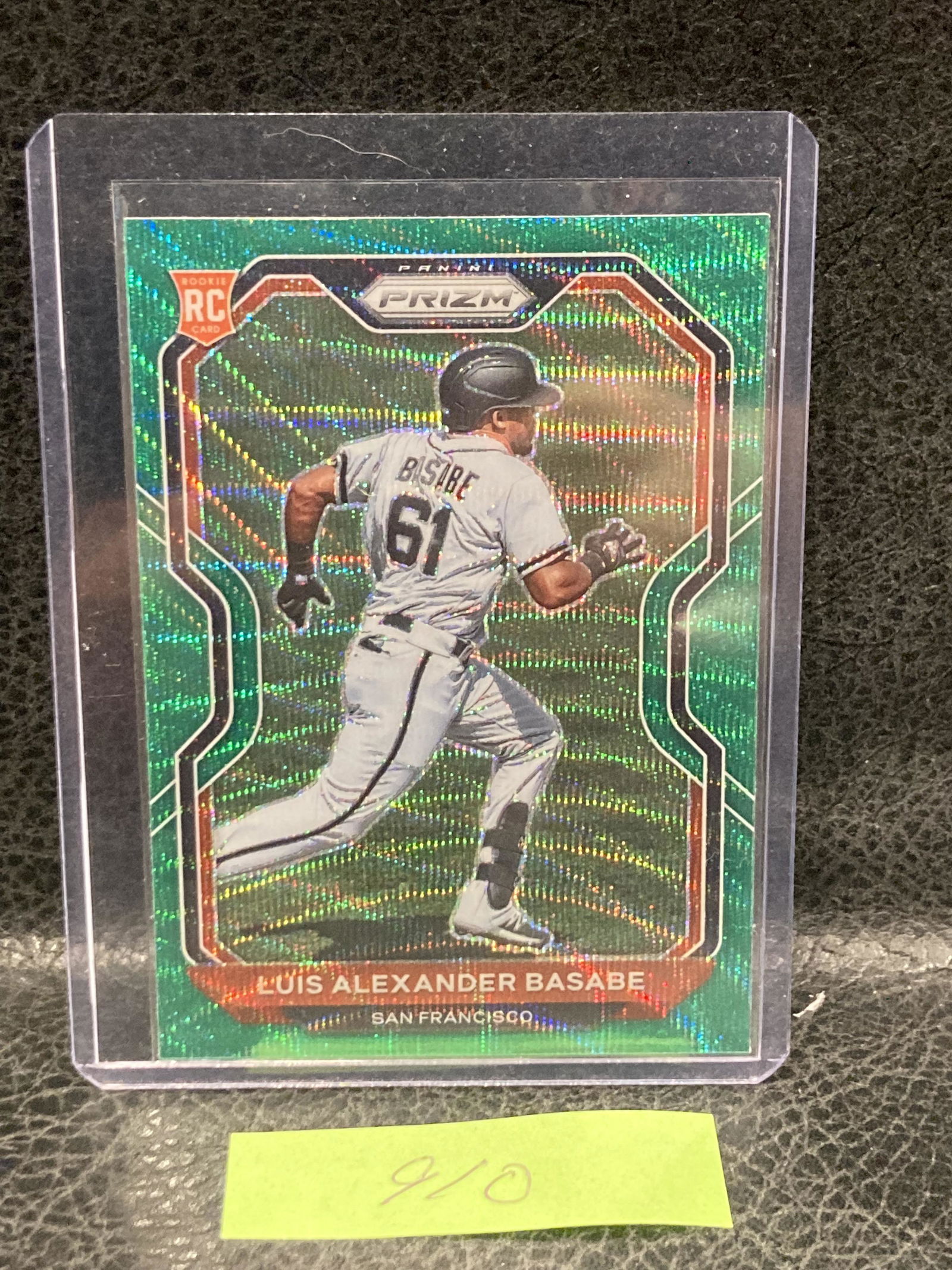 Luis Alexander Basabe 2021 Panini Prizm #103 Rc Green Wave Prizm (1 of 2)