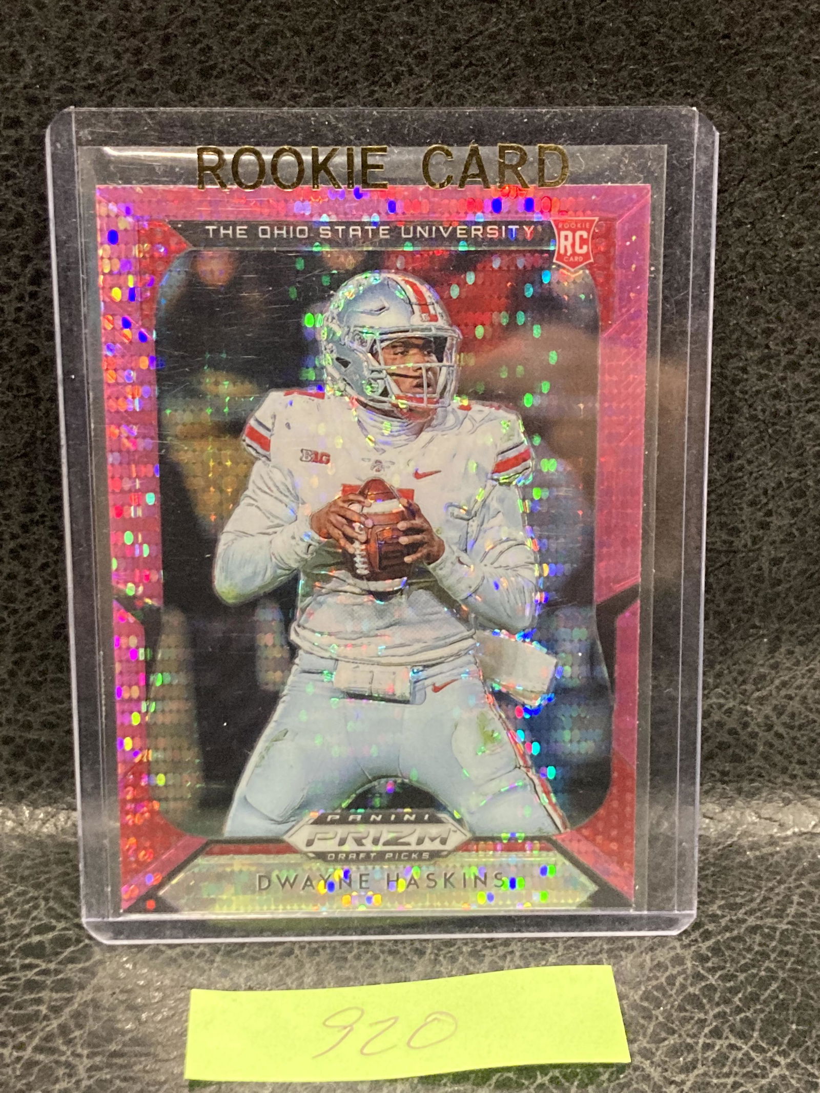Dwayne Haskins 2019 Panini Prizm Draft Picks Football Pink Pulsar Rc Rookie #113 (1 of 2)