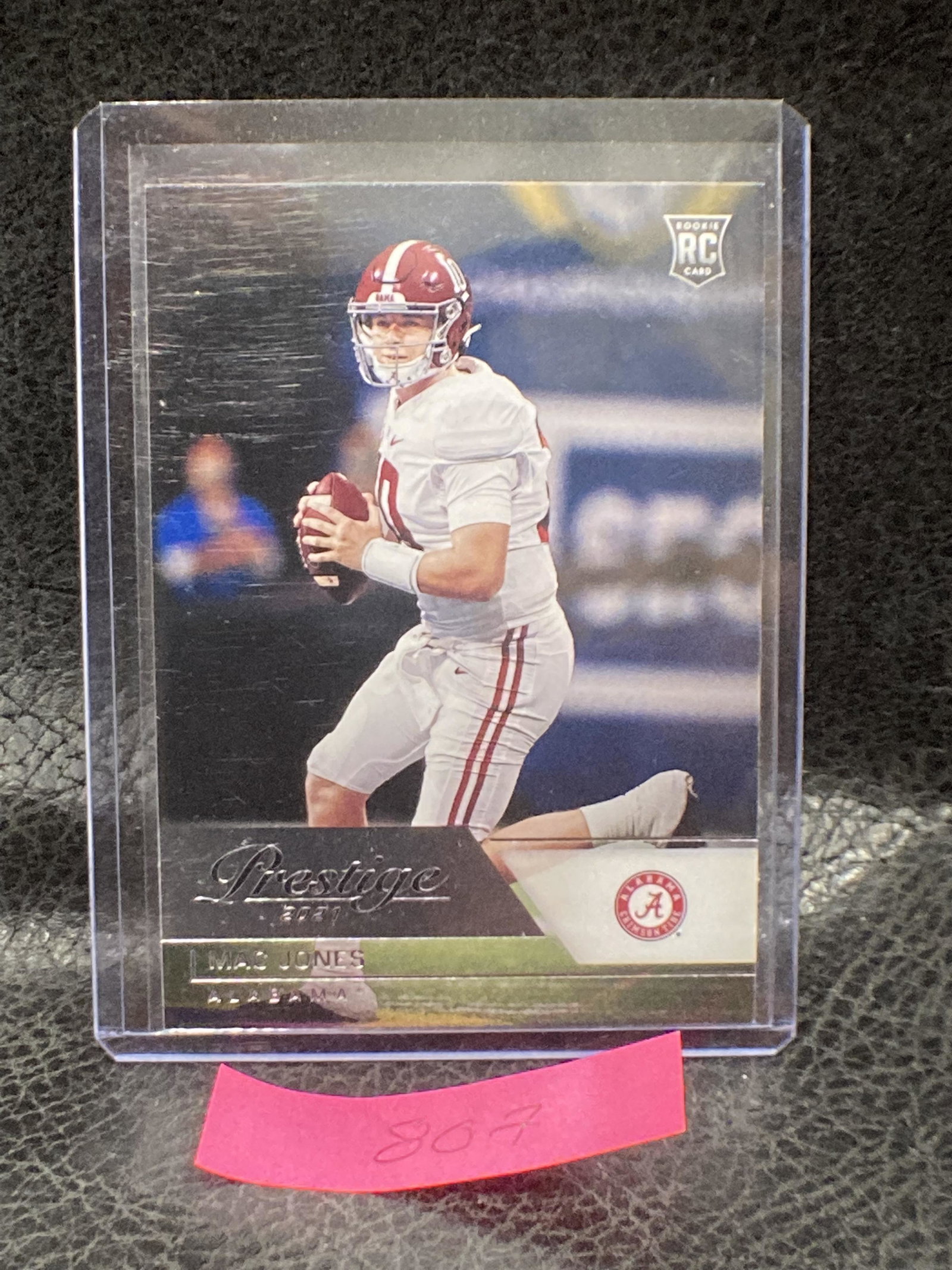 Mac Jones 2021 Chronicles Prestige Draft Picks Rc #87 Alabama Patriots (1 of 2)