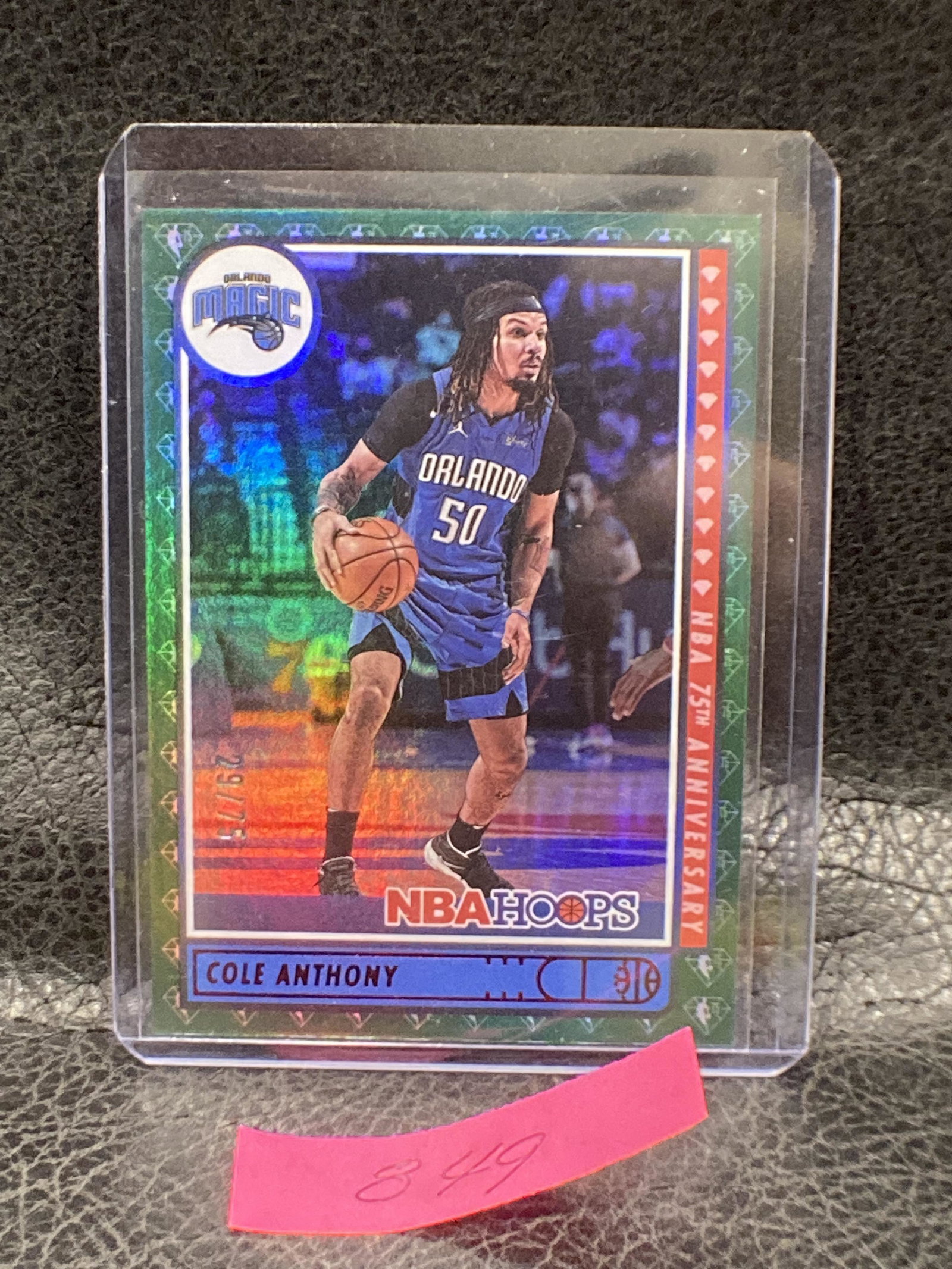 Cole Anthony 2021-22 Panini Hoops #12 Anniversary Edition Ssp /79 (1 of 2)
