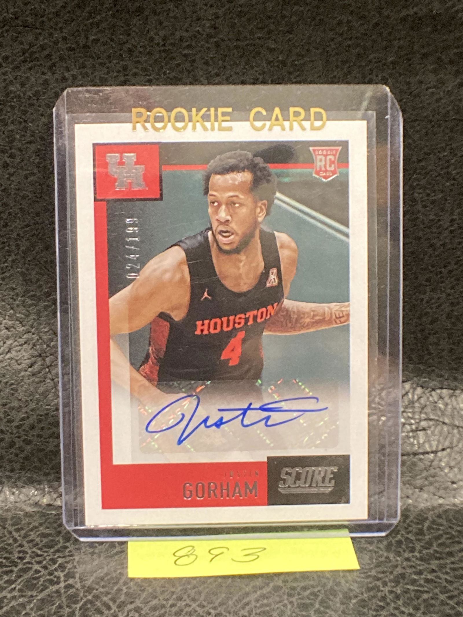 Justin Gorham 2021 Panini Chronicles Draft Picks Score Rookie /199 #SR-JGO Auto (1 of 2)