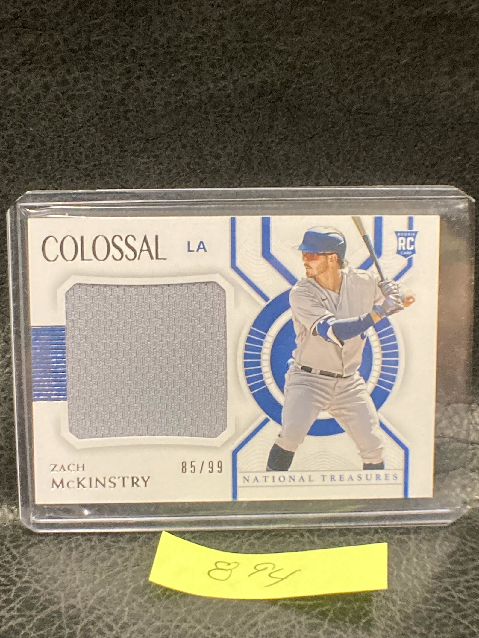 Zach McKinstry National Treasures Colossal Patch RC /99 Dodgers (1 of 2)