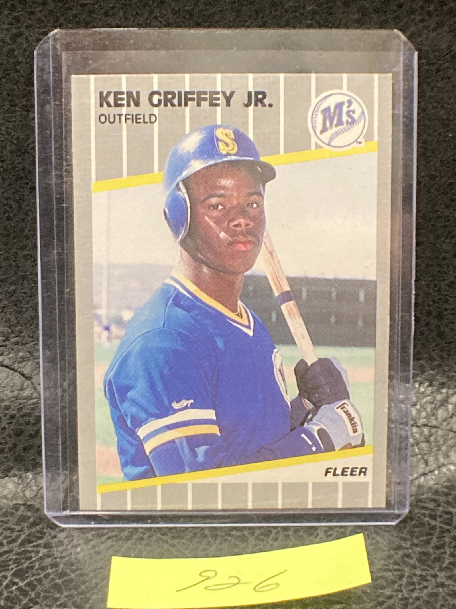 Ken Griffey Jr. 1989 Fleer #548 Rookie RC Baseball Card HOF  (1 of 2)