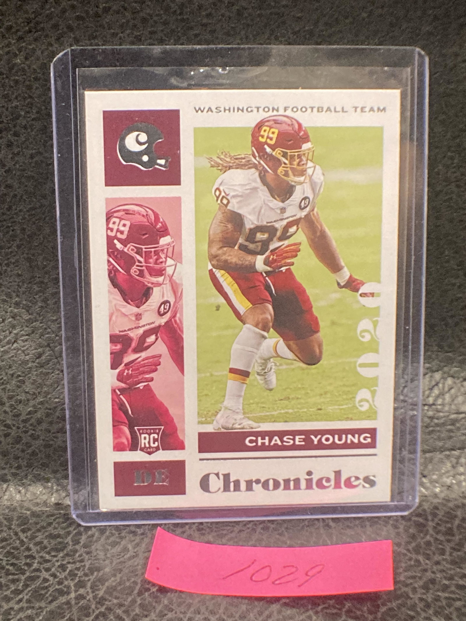 Chase Young 2020 Panini Chronicles Football #99 RC Rookie Washington Commanders (1 of 2)
