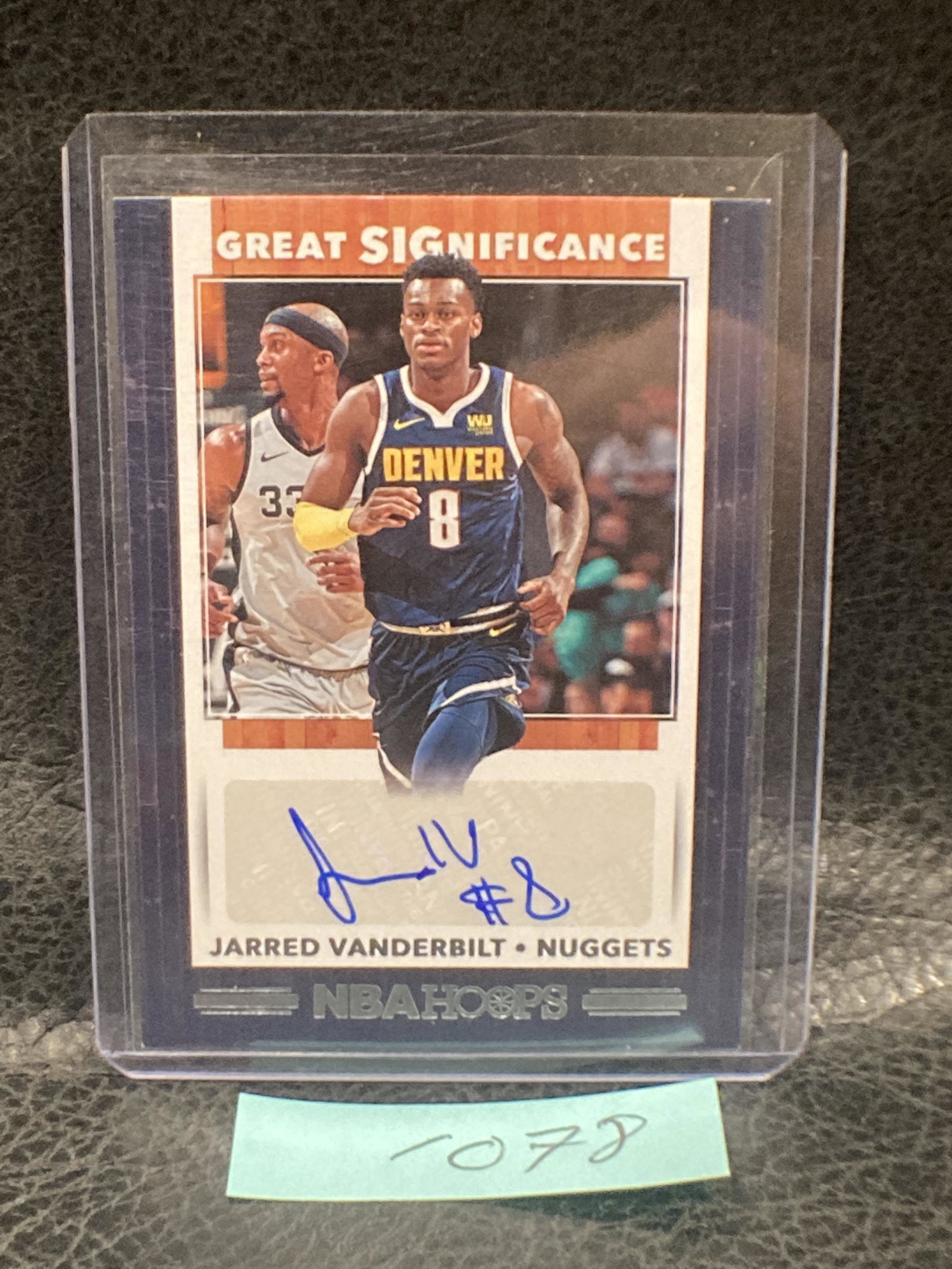 Jarred Vanderbilt 2019-20 Panini Nba Hoops Great Significance #GS-JVB Auto (1 of 2)